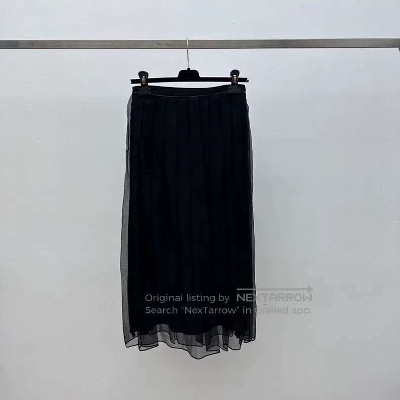 Brunello Cucinelli Brunello Cucinelli Black tulle skirt Size 25" / US 0 / IT 36 - 2 Thumbnail