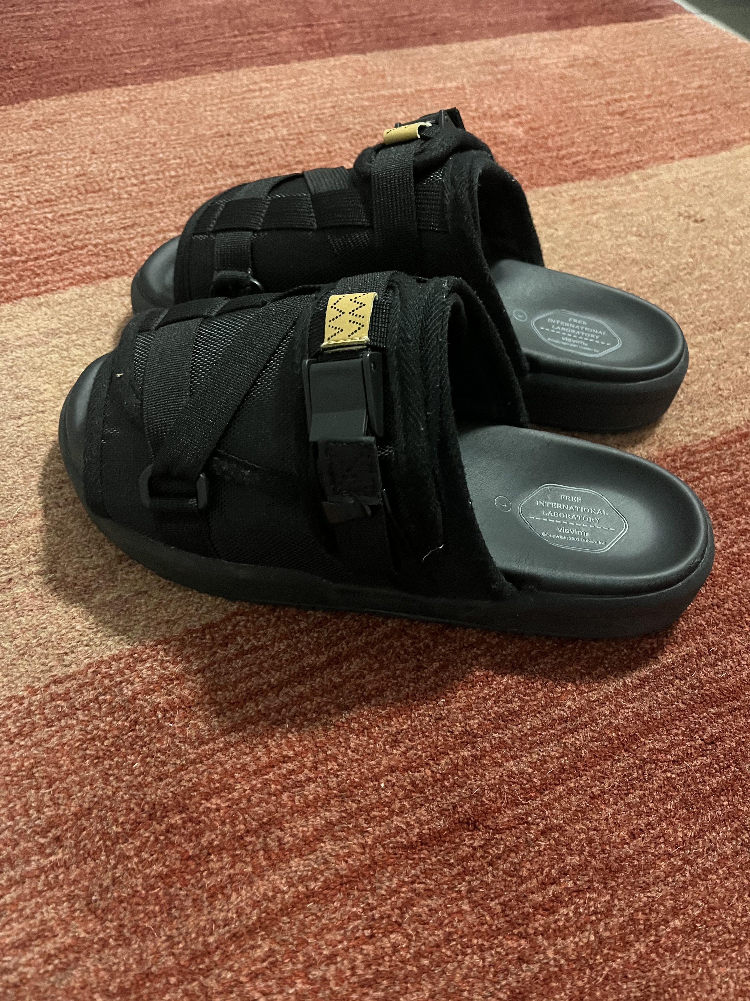 Visvim Visvim CHRISTO sandal black large | Grailed