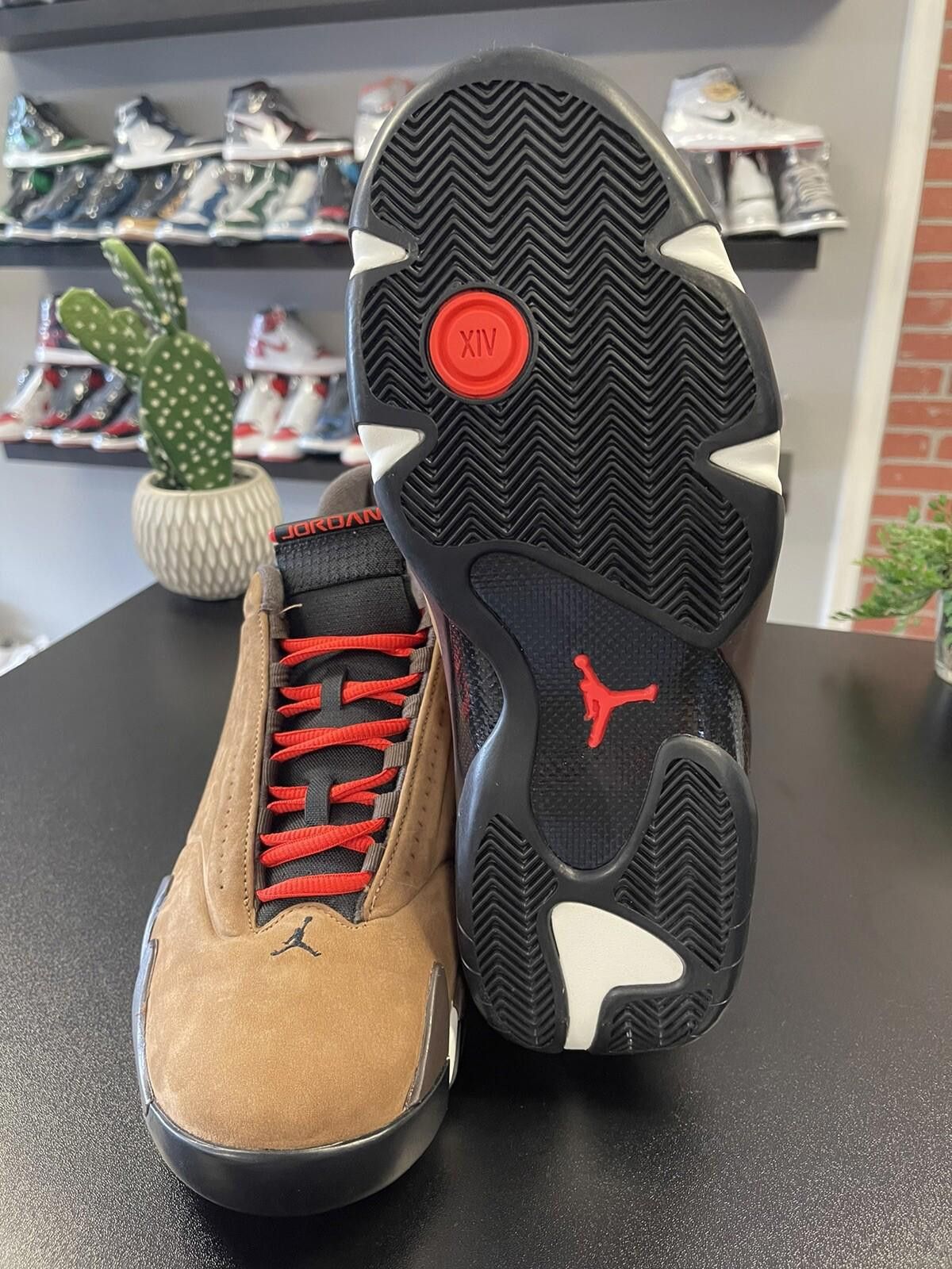 Jordan Brand Nike Air Jordan 14 Retro Winterized Archaeo Brown Size 11.5 Size US 11.5 / EU 44-45 - 7 Thumbnail