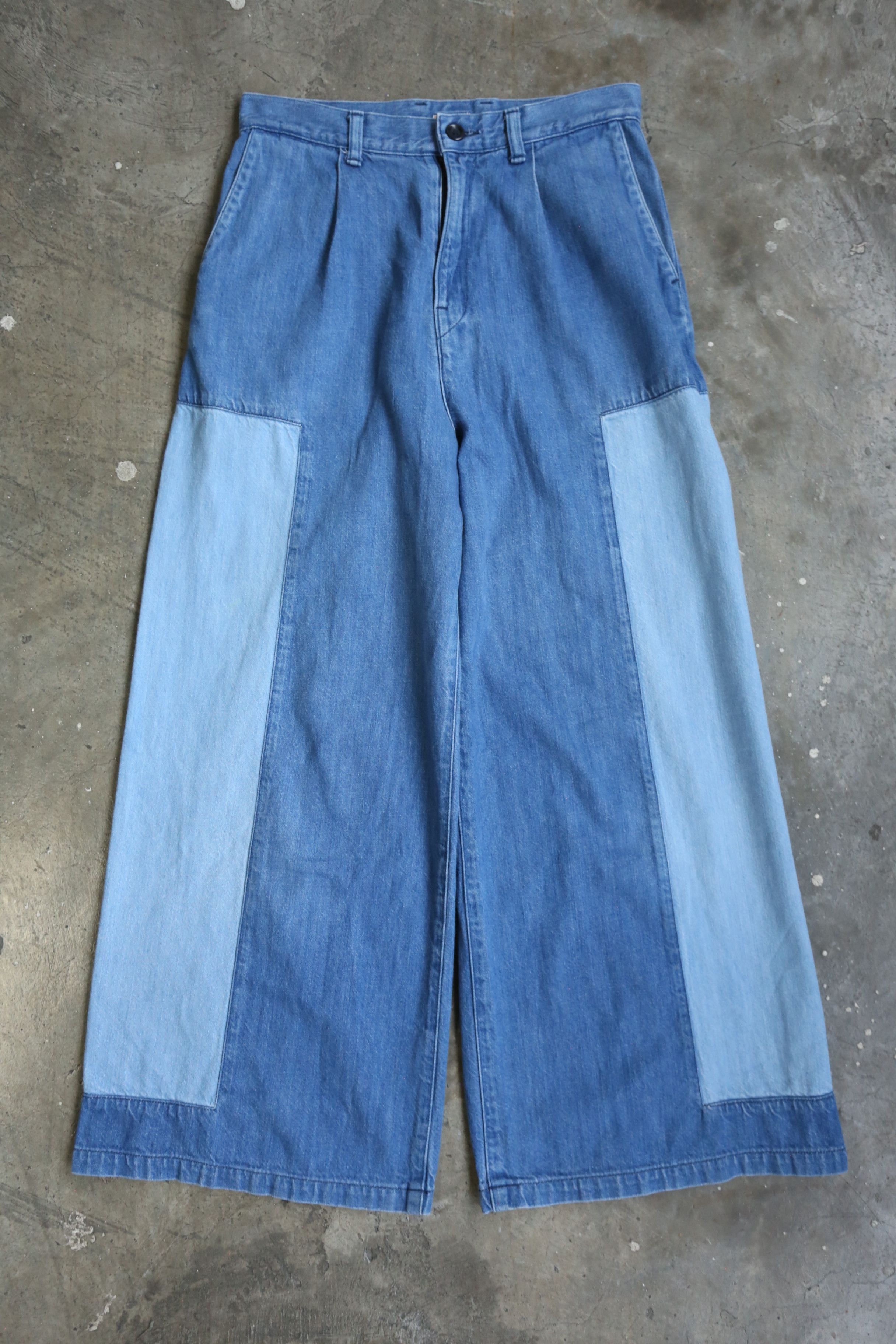 Kapital Kapital - 2-Tone Cottage Denim Pants Size US 30 / EU 46 - 1 Thumbnail