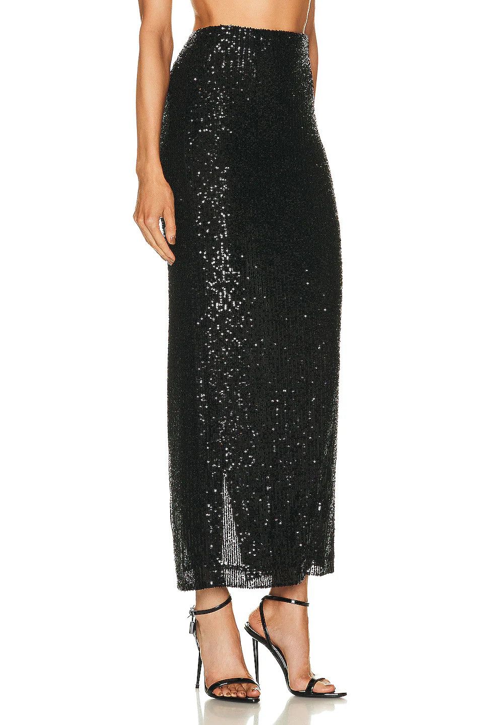 Tom Ford o1y0226 Maxi Skirt in Black Size 26" / US 2 / IT 38 - 2 Thumbnail