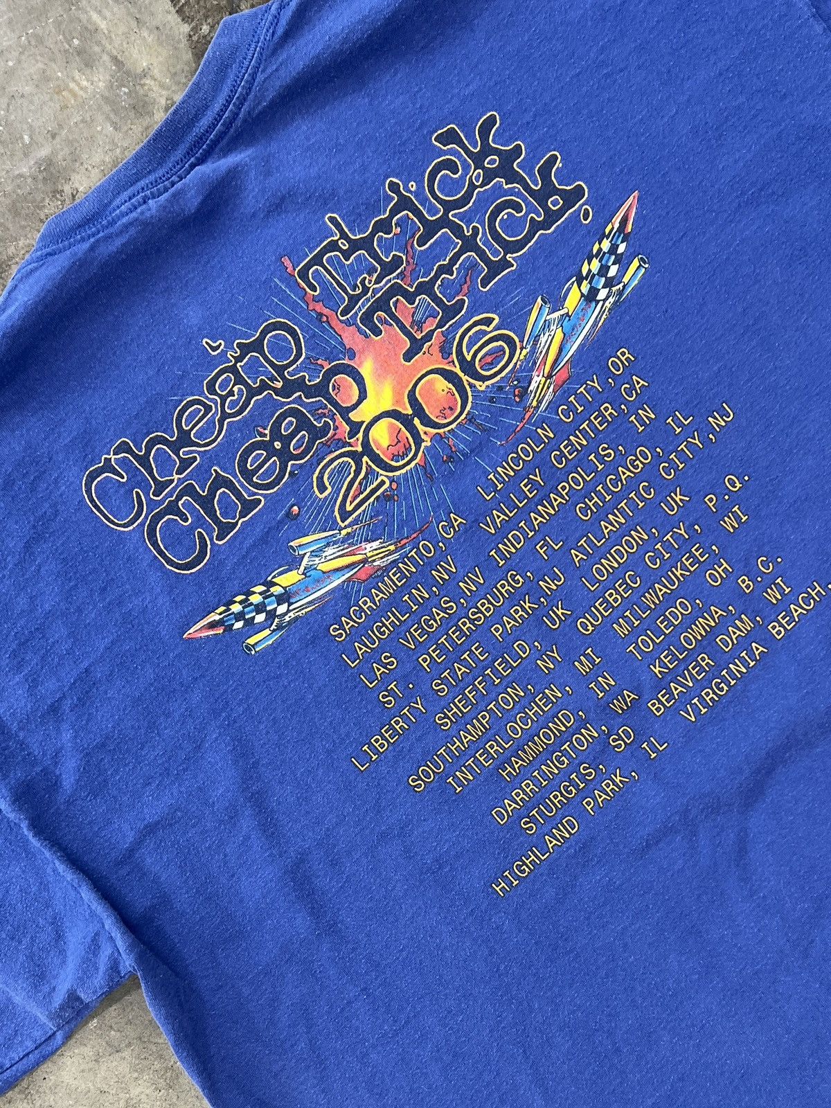 Band Tees × Vintage Vintage Cheap Trick Band Tour 2006 Tee 2XL Size US XXL / EU 58 / 5 - 4 Thumbnail