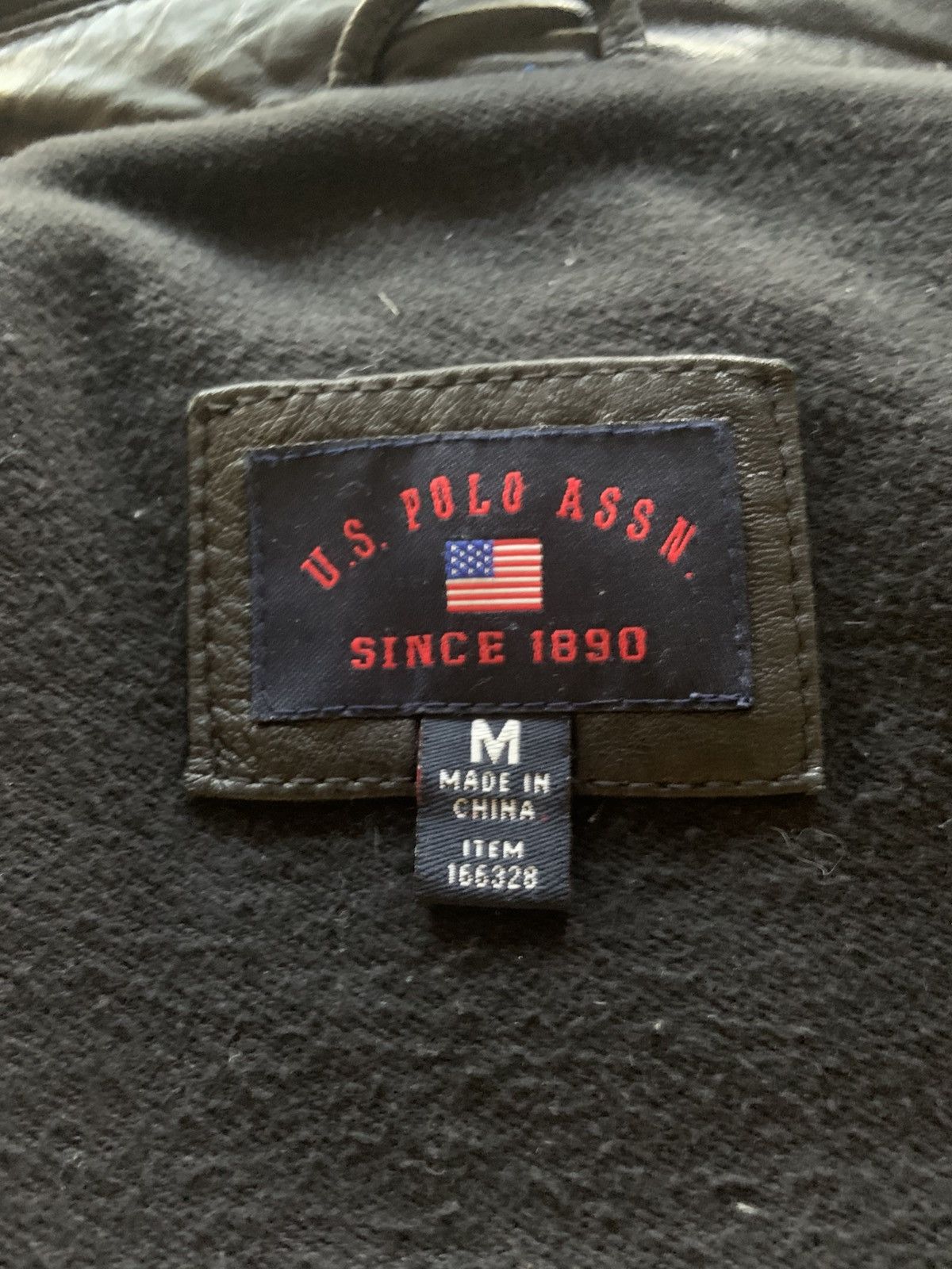 U.S. Polo Assn. vintage genuine leather jacket Size US L / EU 52-54 / 3 - 4 Thumbnail