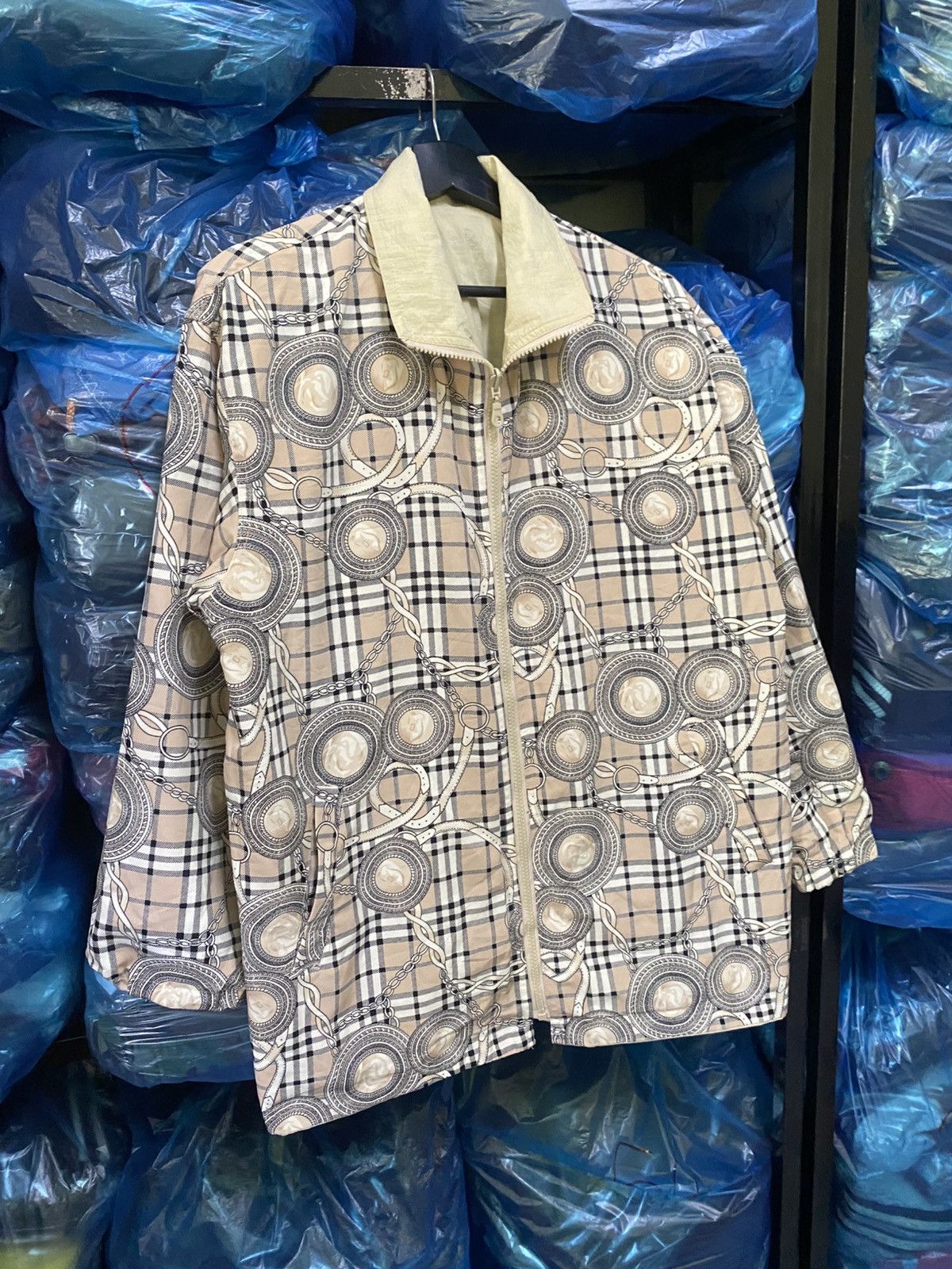 Japanese Brand VINTAGE ORECHI EXCLUSIVE DESIGN REVERSIBLE JACKET Size US M / EU 48-50 / 2 - 3 Thumbnail