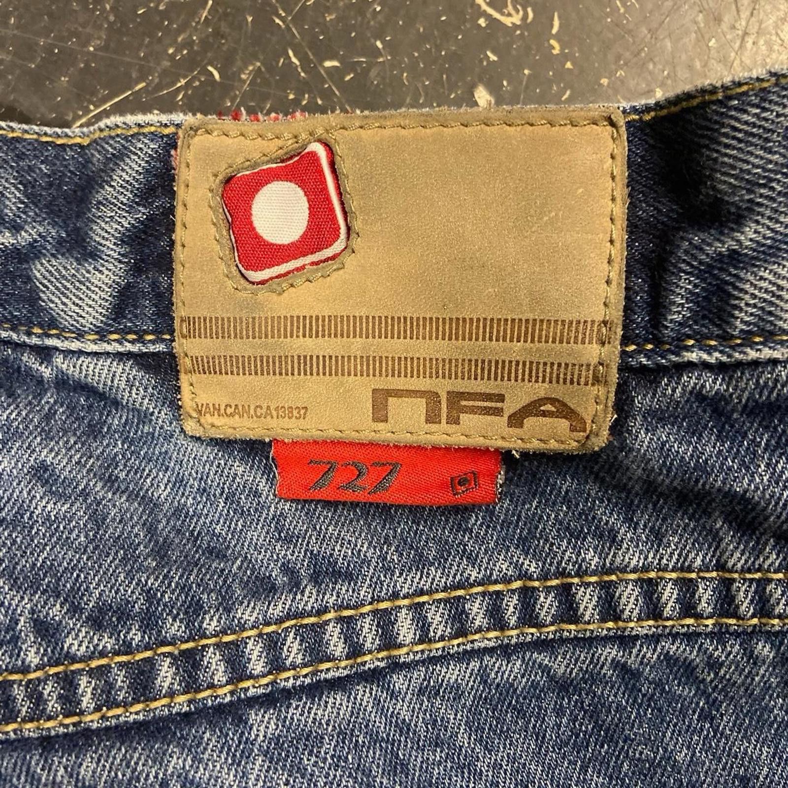 Vintage Y2K NFA Skater Jeans Size US 34 / EU 50 - 6 Thumbnail