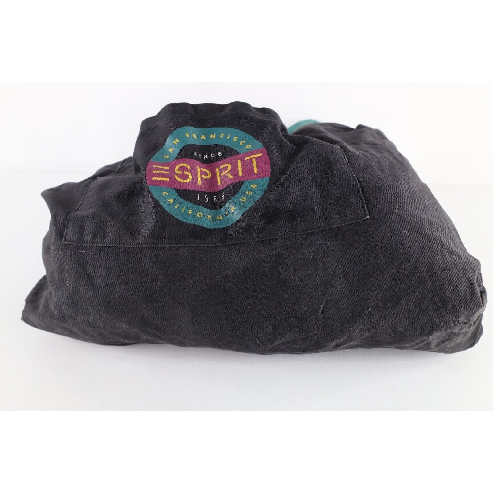 Esprit × Vintage Vintage 90s Esprit Distressed Big Canvas Handled Bag Size ONE SIZE - 6 Thumbnail
