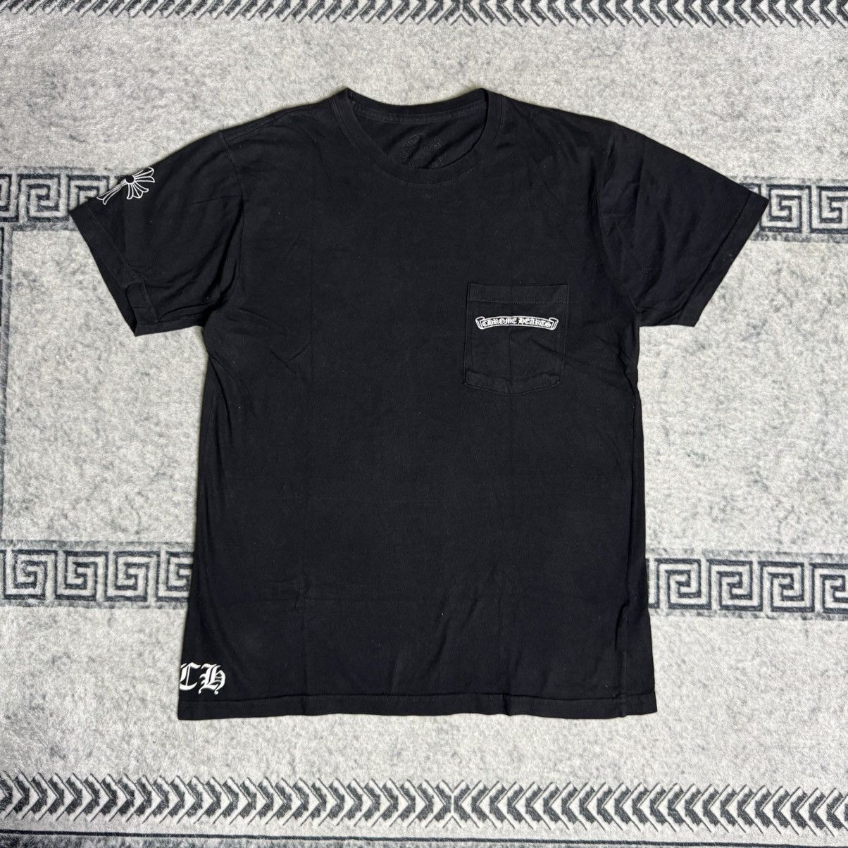 Chrome Hearts Chrome Hearts - Cemetery Graveyard Cross Tee Size US M / EU 48-50 / 2 - 2 Thumbnail