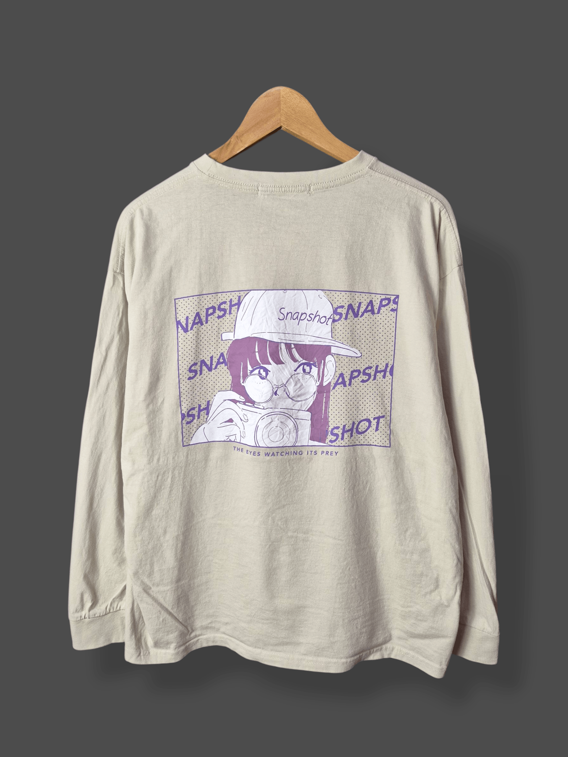 Anime × Japanese Brand 🔥 Thruxton Anime Snapshot Cartoon Longsleeves Tee Size US L / EU 52-54 / 3 - 1 Thumbnail