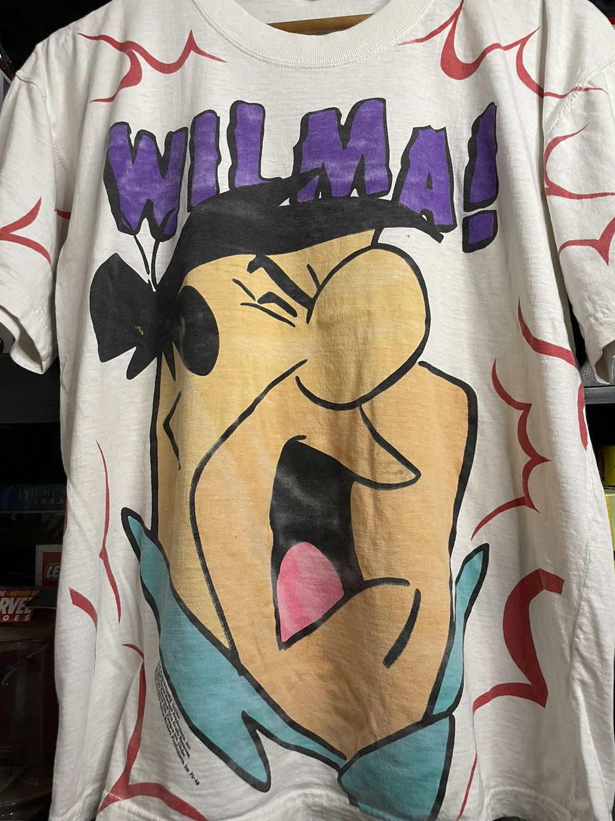 Vintage Vintage 1993 The Flintstones “WILMA” T-shirt. Size US L / EU 52-54 / 3 - 2 Thumbnail