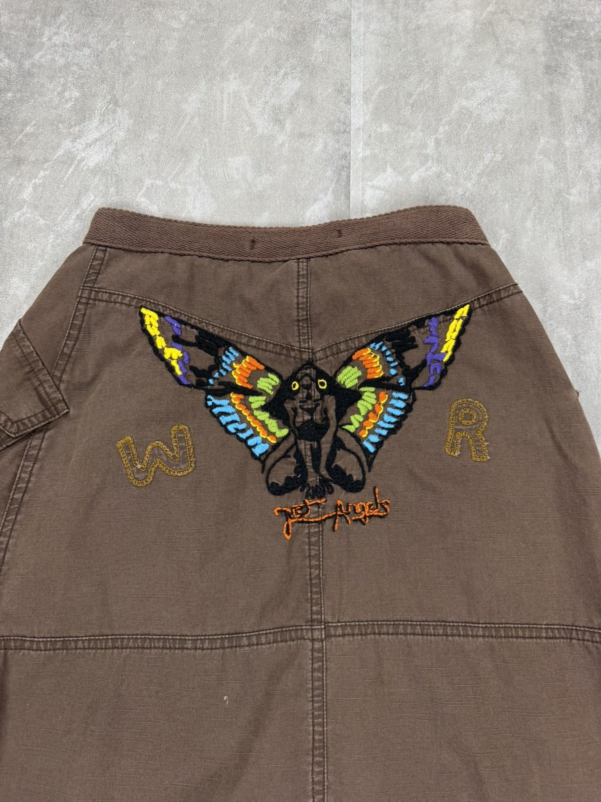 Other Y2K rare we r just angels wrap cargo pocket midi skirt Size 27" / US 4 / IT 40 - 3 Thumbnail