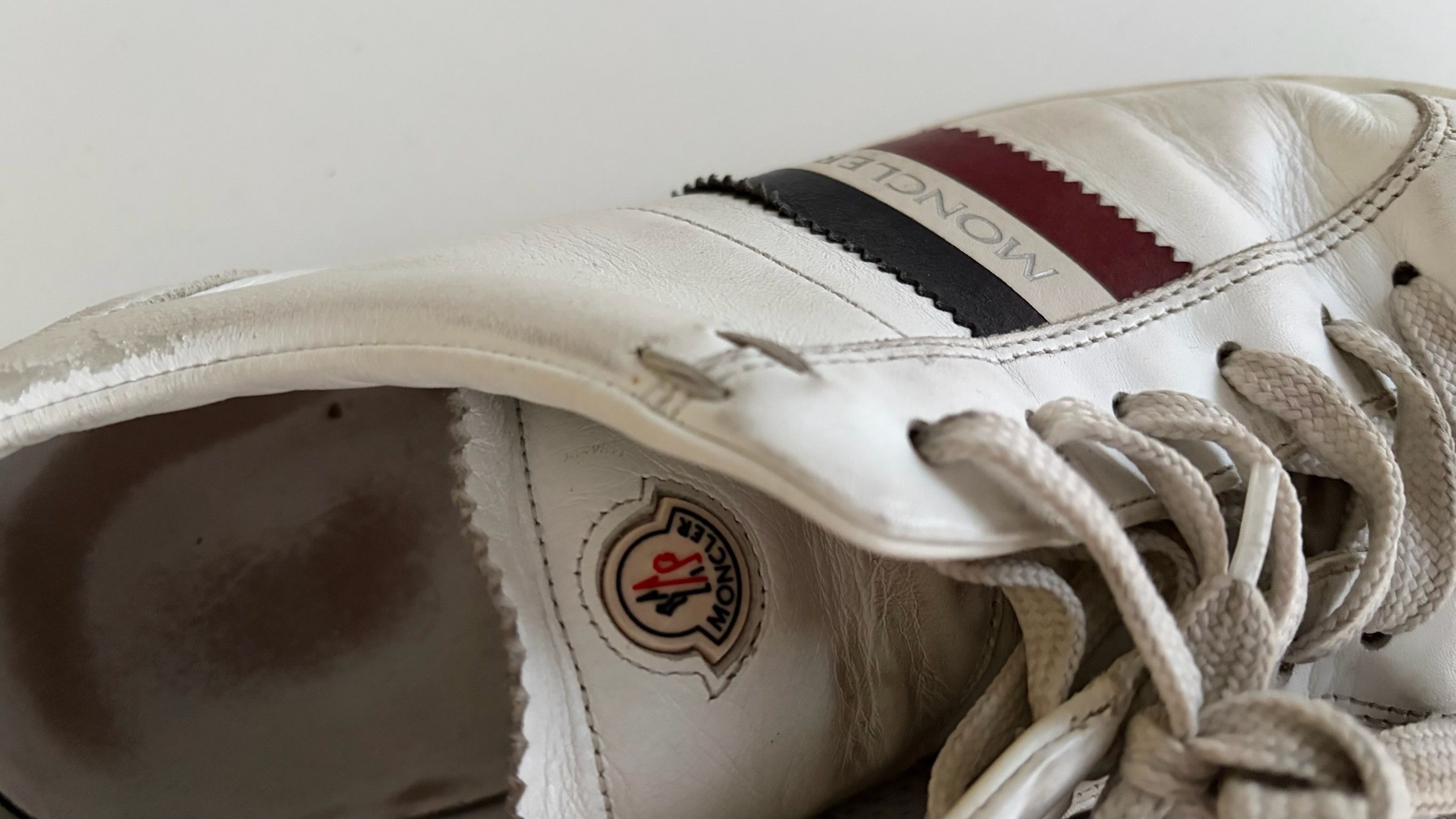 Moncler Moncler Distressed Sneakers Size US 10 / EU 43 - 2 Thumbnail