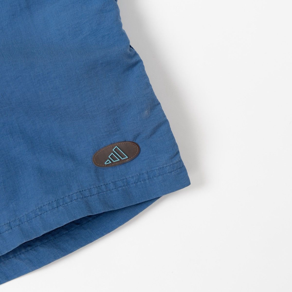 Adidas Adidas Vintage Mens 00s Blue Nylon Swim Shorts Mesh Lined Size US 32 / EU 48 - 5 Thumbnail