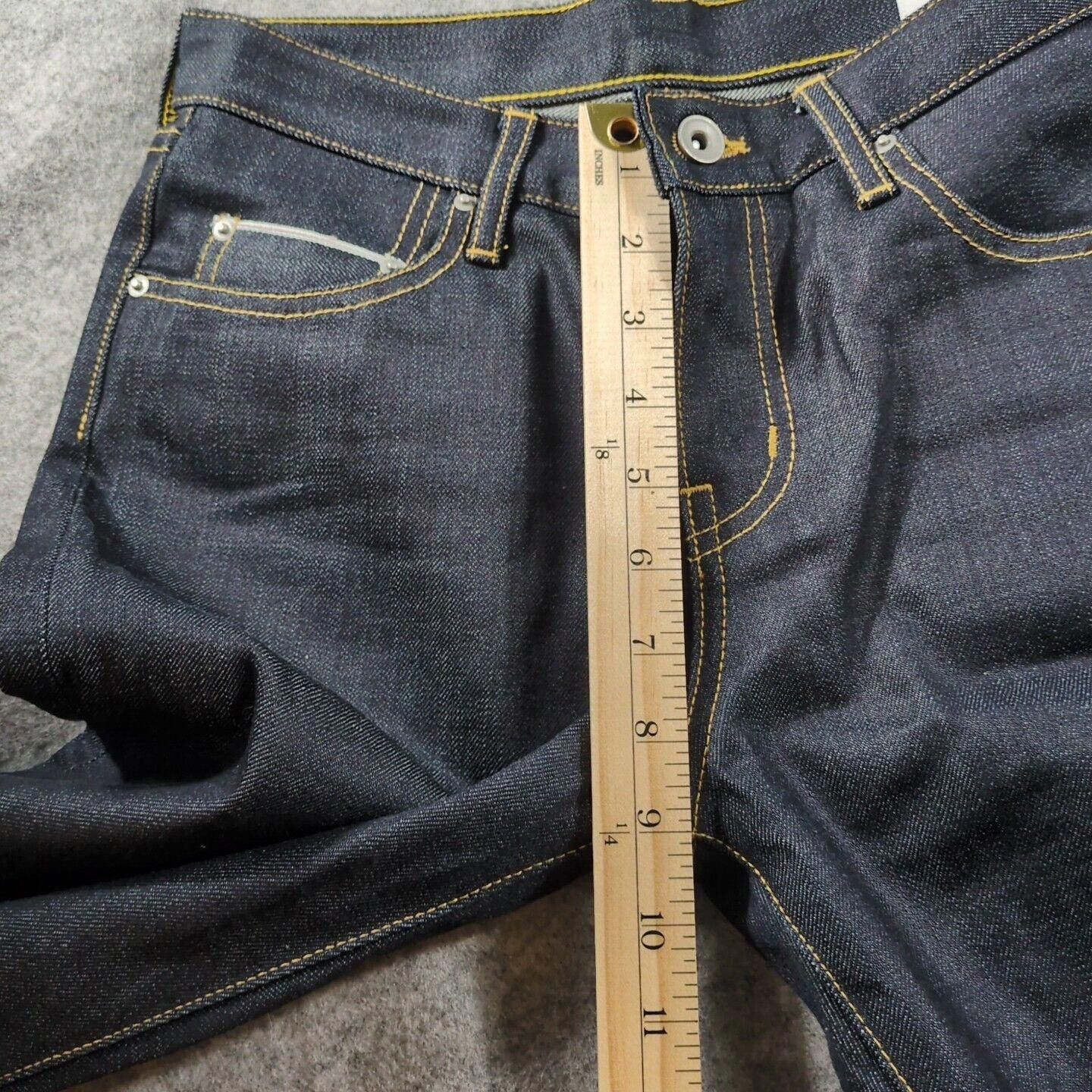 Designer DIGAWEL Denim Jeans 28x28 Size 0 Made in Japan Dark Wash Size US 28 / EU 44 - 3 Thumbnail