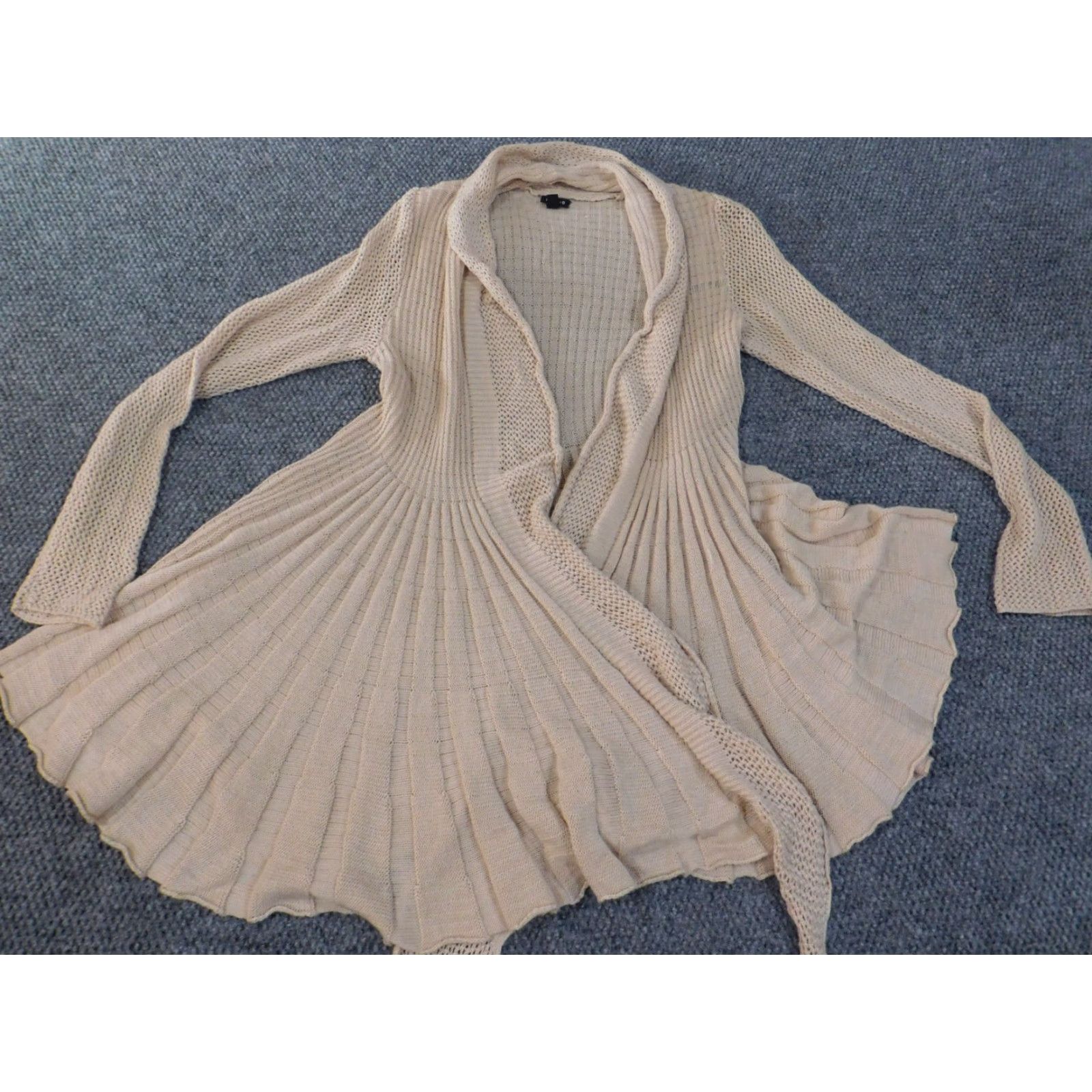 Torrid Torrid Sweater Cardigan Womens 0X Pink Acrylic Cable-Knit Mock Neck Open Raglan Sleeve Winter Plus Size Knit Shirt Category: Sweater Size XL / US 12-14 / IT 48-50 - 4 Thumbnail