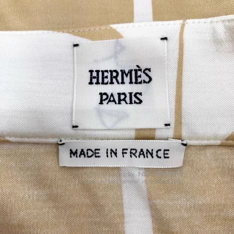 Hermes Hermes Color-blocked lock printed slit mulberry silk knitt Size 24" / US 00 / IT 34 - 5 Thumbnail