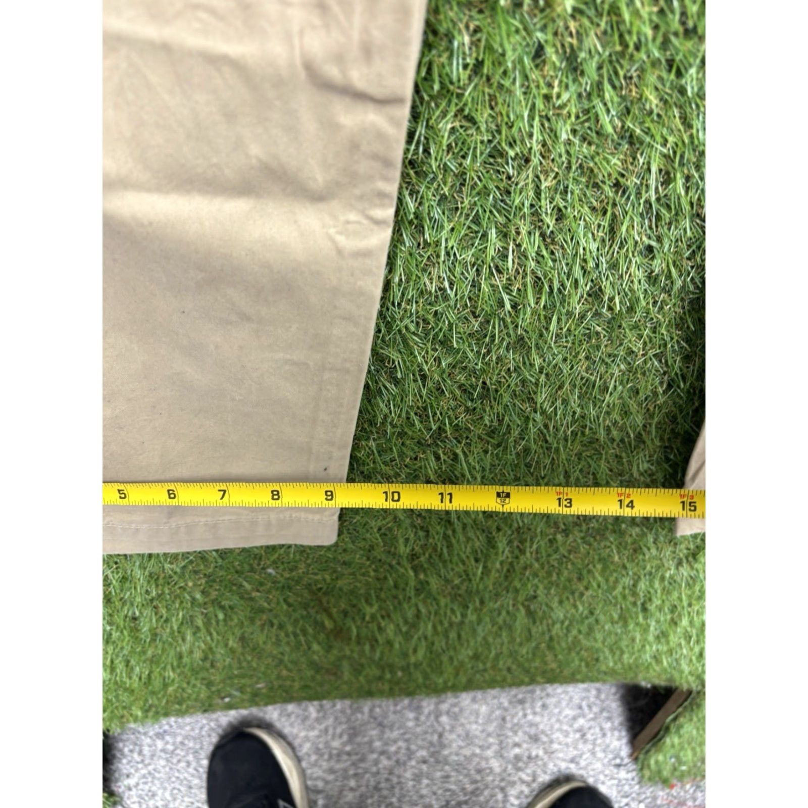 Lacoste Lacoste Slim Pants Mens 34 Beige Cotton Blend Straight Front Flat Mid Rise 33 Inseam Slim Fit Logo Dress Pants Size US 34 / EU 50 - 5 Thumbnail