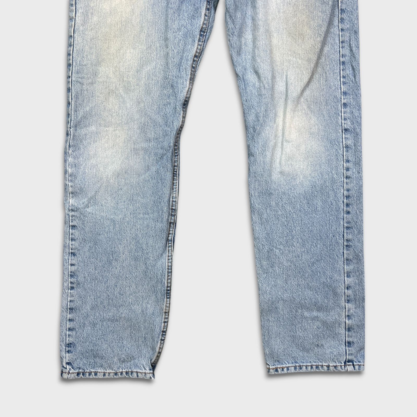 Levi's × Vintage Levi's 502 Jeans 34x33 Regular Taper Fit Faded Denim Pants Size US 34 / EU 50 - 4 Thumbnail