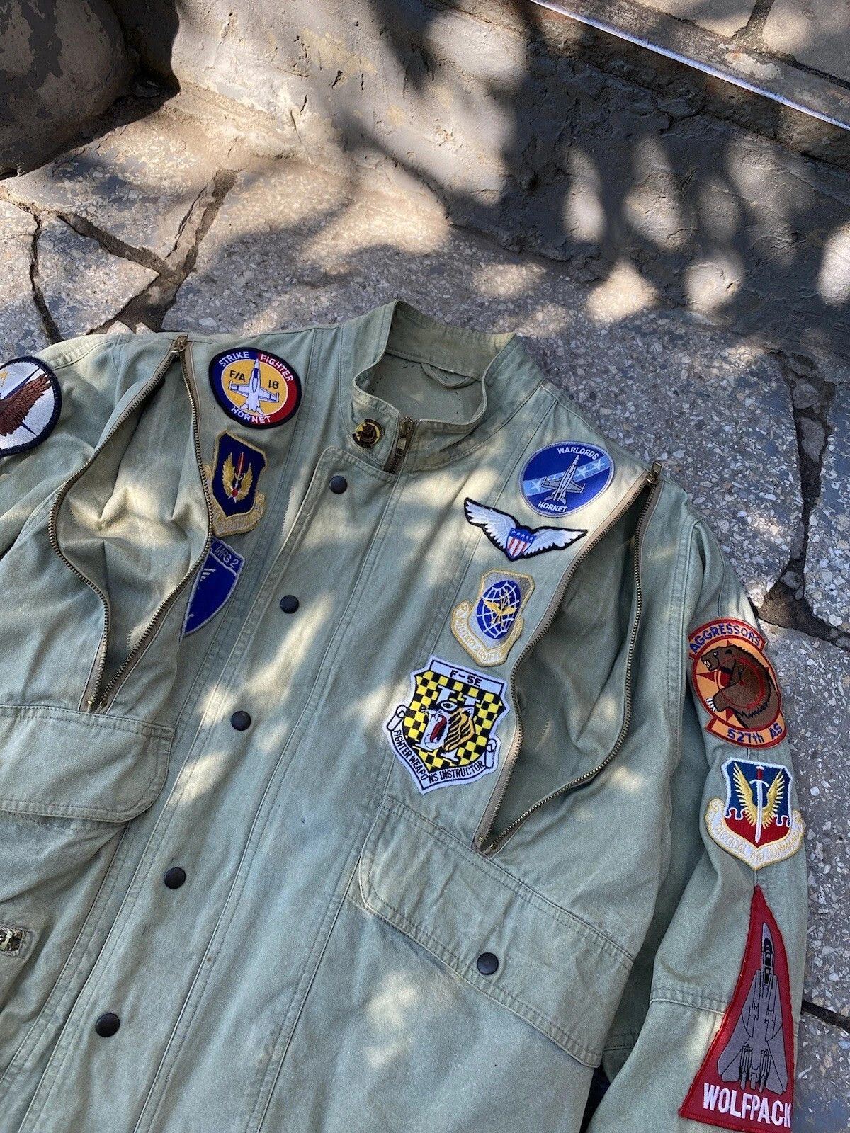 The Unbranded Brand vintage aviator jacket Japanese Style Made In Hong Kong Size US M / EU 48-50 / 2 - 5 Thumbnail
