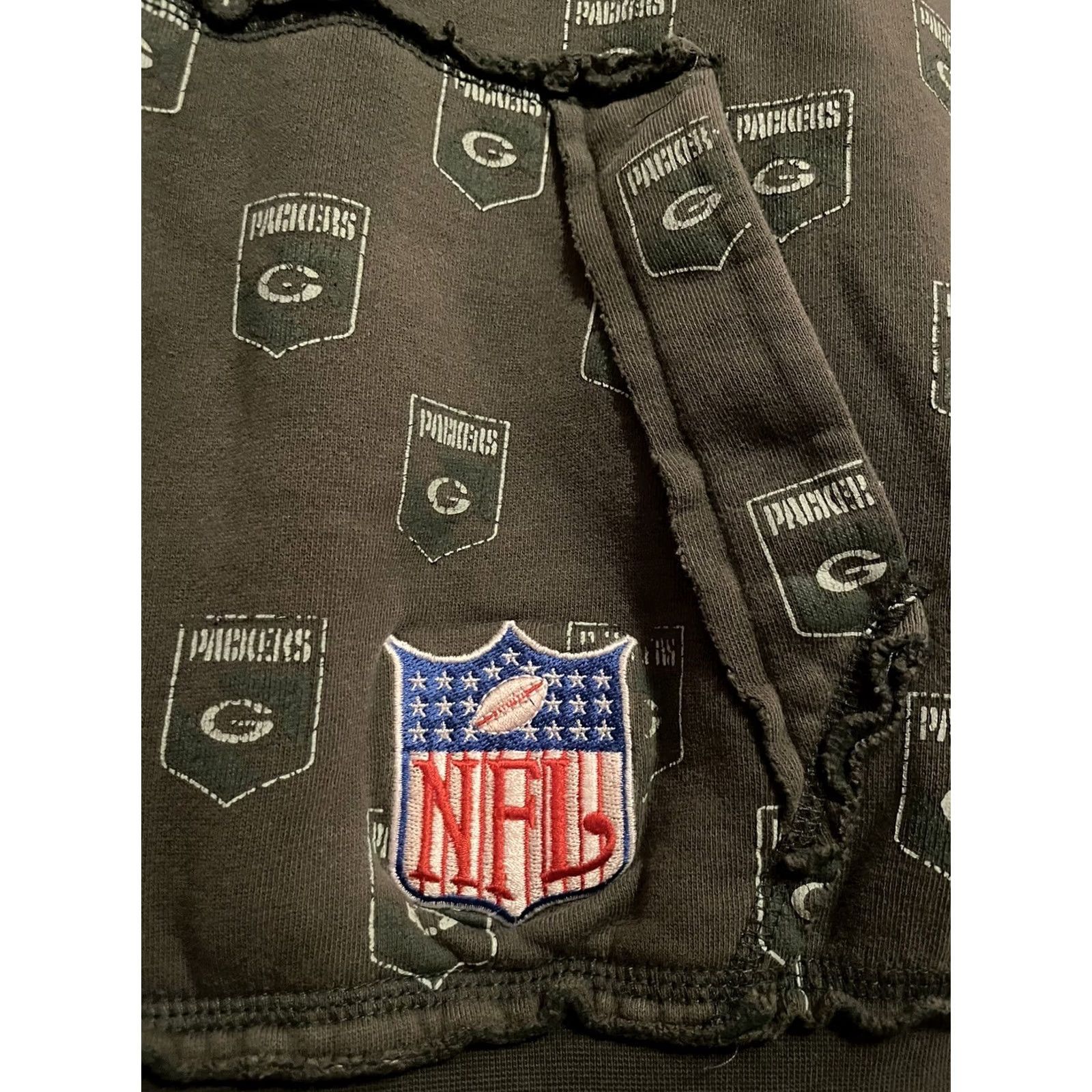 NFL GREEN BAY PACKERS Hoodie Full Zip NFL Jacket L Green Patches Embroidered Men XL? Size US L / EU 52-54 / 3 - 4 Thumbnail