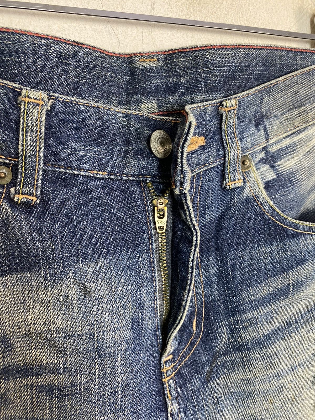Japanese Brand Soul Of Freedom SOF Indigo Denim Jeans Straight Cut Size 32 Size US 32 / EU 48 - 6 Thumbnail