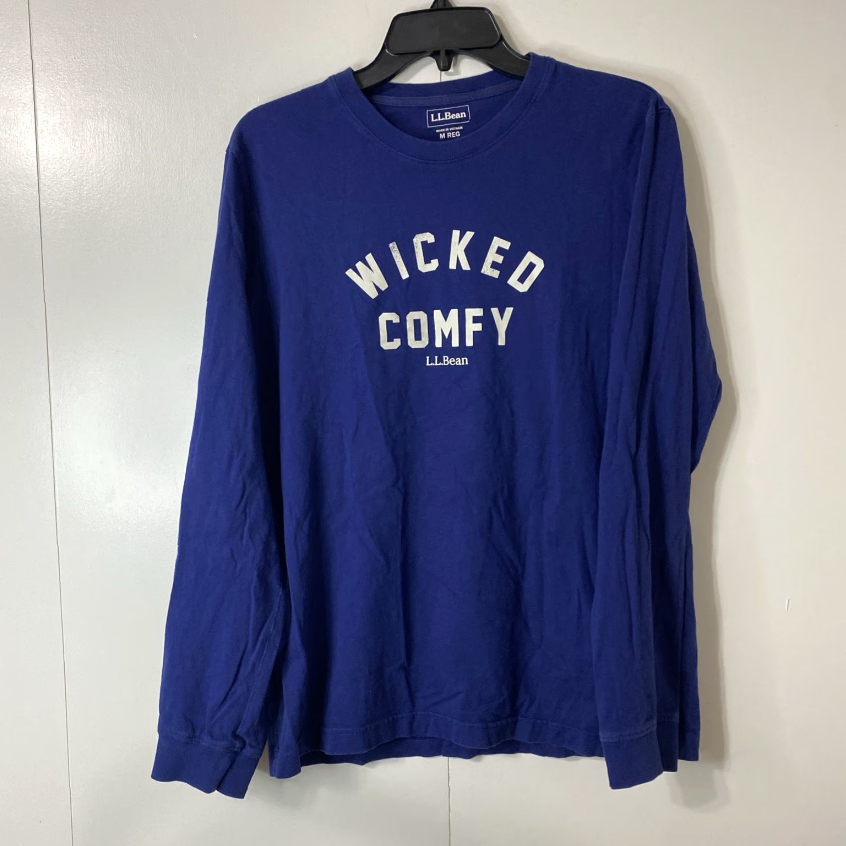 Vintage L.L. Bean Women Blue Long Sleeve Round Neck T-Shirt Size M Size M / US 6-8 / IT 42-44 - 5 Thumbnail