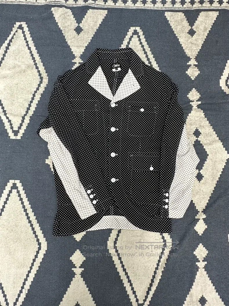 Comme des Garcons Comme Des Garcons Black and white pieced men's single-brea Size US M / EU 48-50 / 2 - 1 Thumbnail