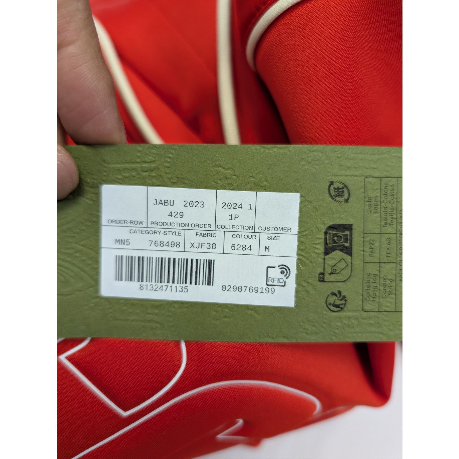 Gucci o1rshd1 Hoodie Hooded Sweatshirt Light Neopre in Coral/Mix Size US M / EU 48-50 / 2 - 22 Thumbnail