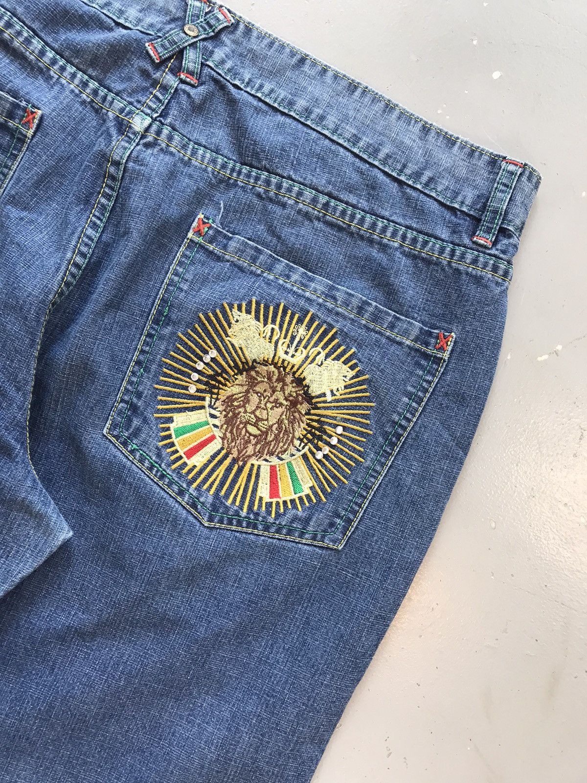 JNCO × Southpole × Vintage Vintage Y2K crazy embroidered denim Size US 38 / EU 54 - 13 Thumbnail