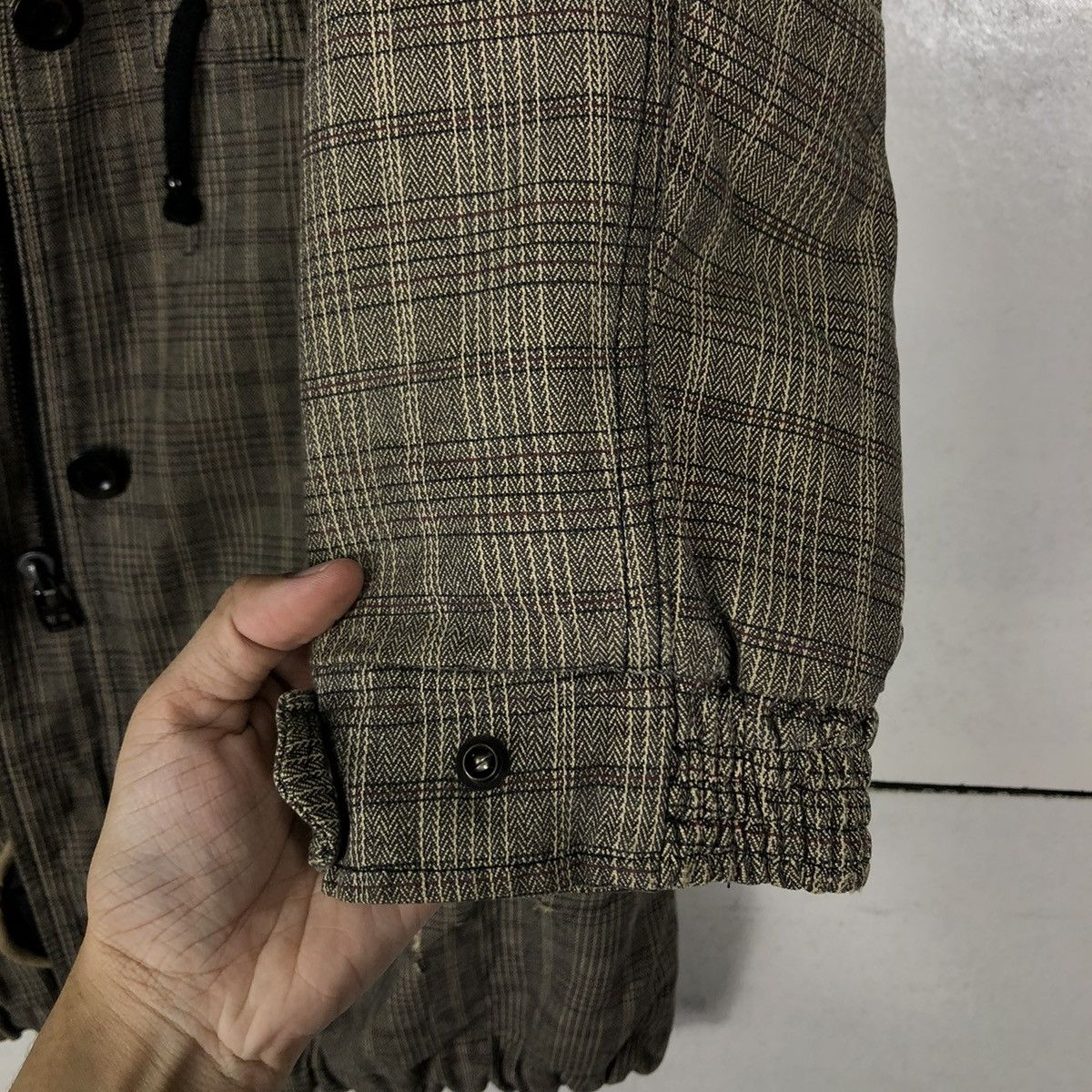 Japanese Brand 📌VINTAGE LONG JACKET SHEARLING FUR LINING BIKER REPLAY Size US XS / EU 42 / 0 - 18 Thumbnail