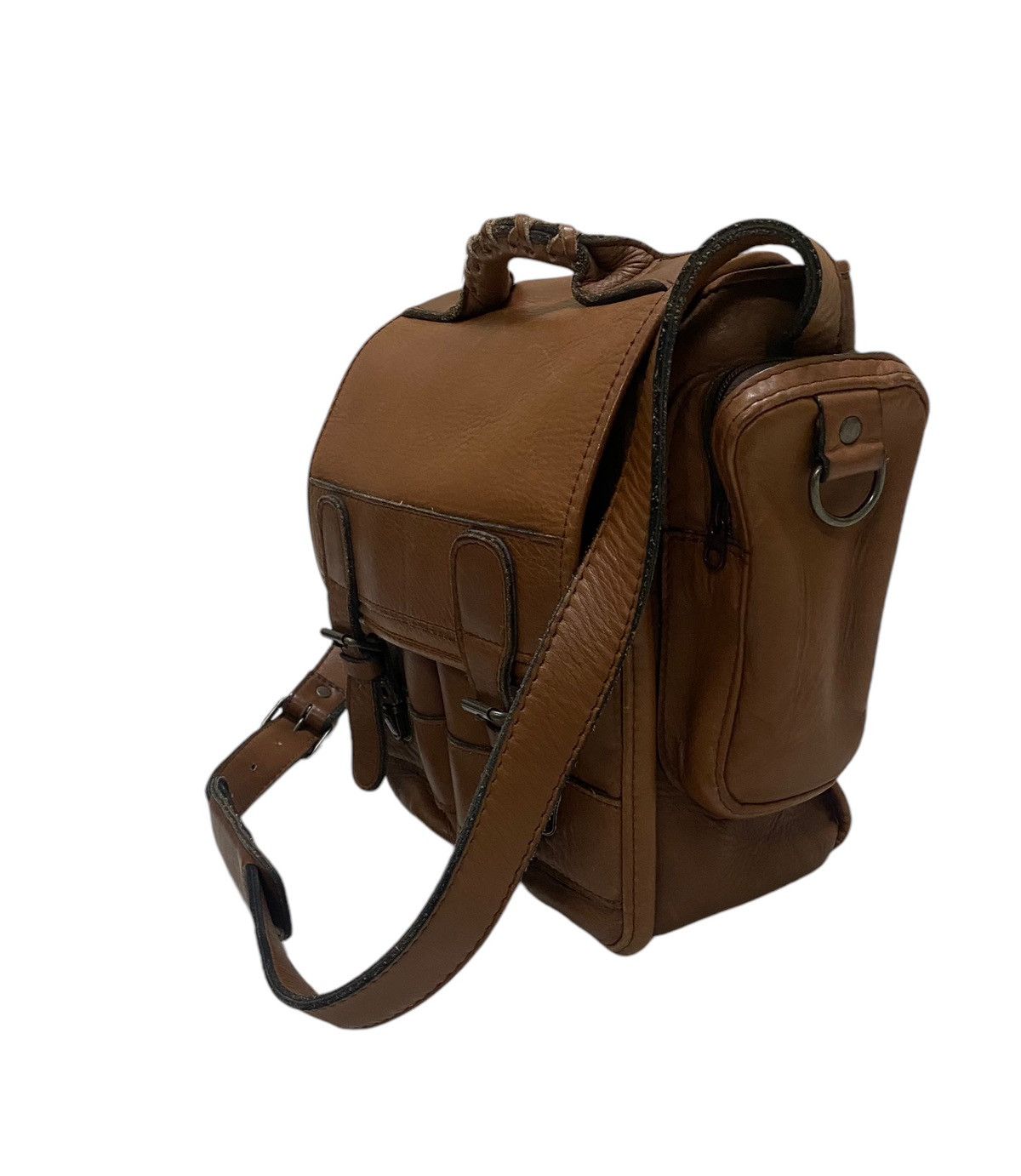 Genuine Leather × Kingsman × Porter ARCHIVE 1980s Porter Kingsman Baron Leather Doc Shoulder Bag Size ONE SIZE - 1 Thumbnail