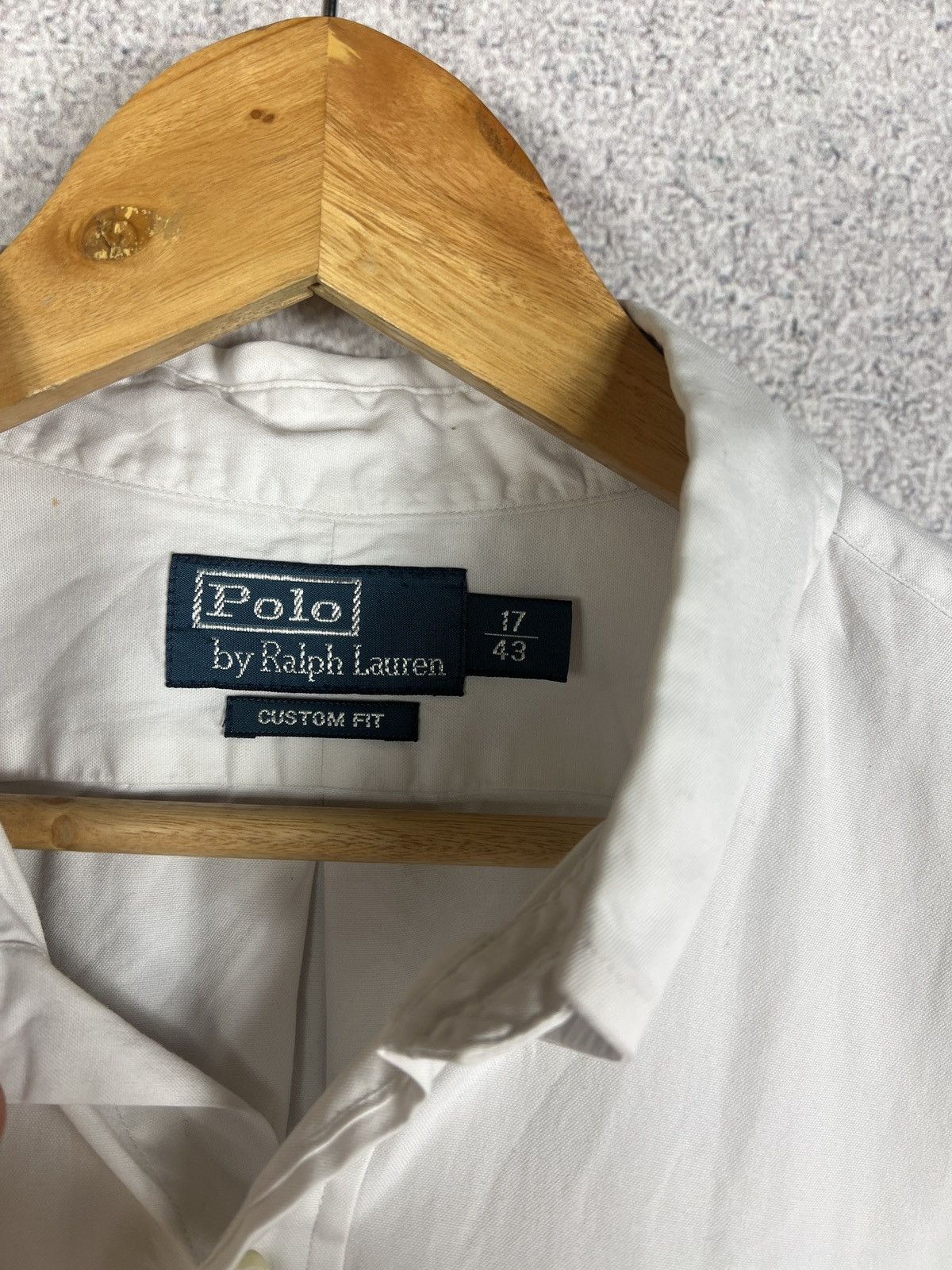 Polo Ralph Lauren Vintage Polo Ralph Lauren Short Sleeve White Shirt Size US XL / EU 56 / 4 - 5 Thumbnail
