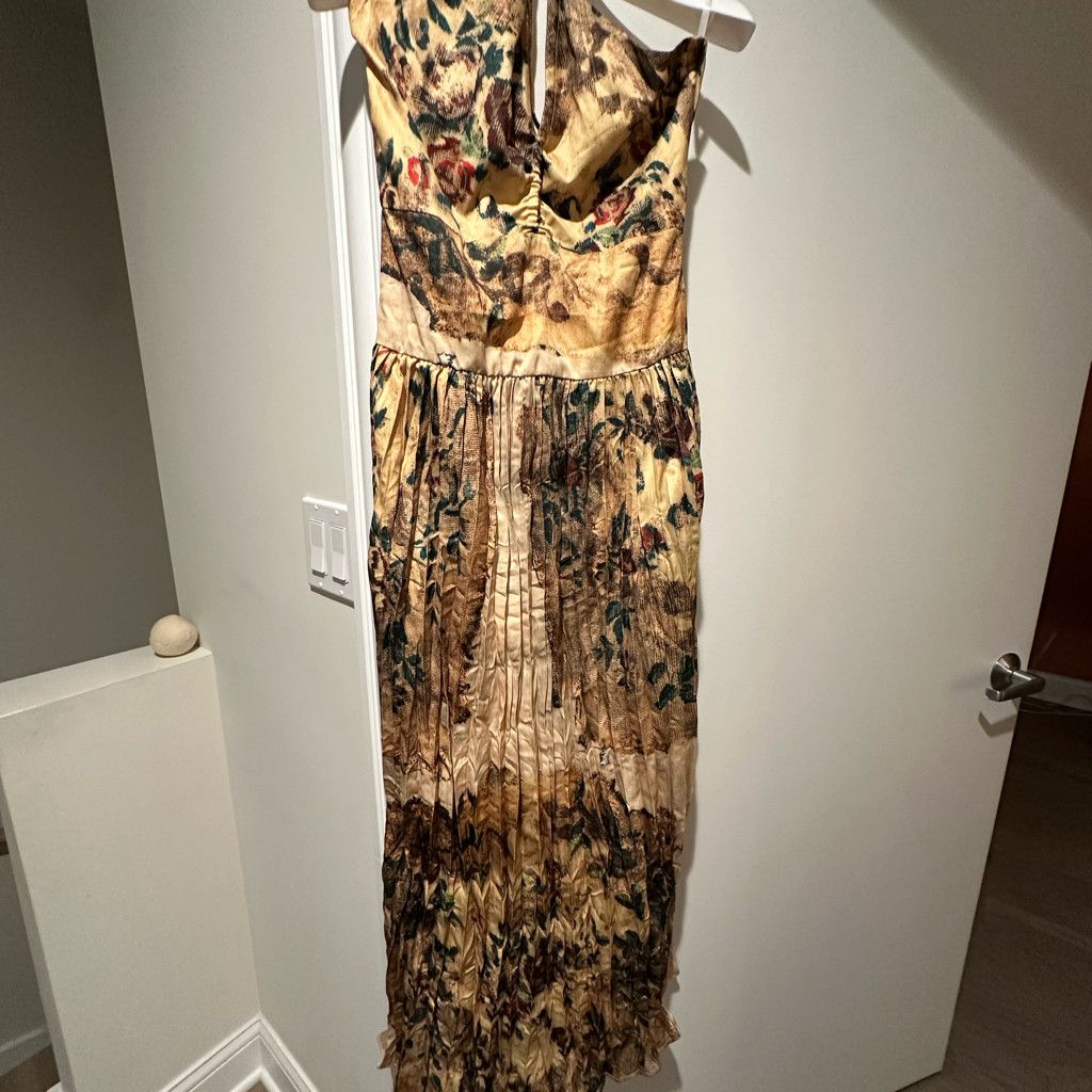 Zara Boho Beach Maxi Dress | Flowy Backless Sundres Size S / US 4 / IT 40 - 5 Thumbnail