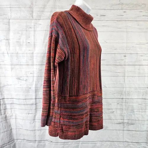 Japanese Brand × Vintage Women's soft turtleneck sweater Size M / US 6-8 / IT 42-44 - 3 Thumbnail