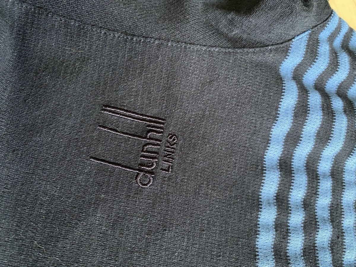 Alfred Dunhill Alfred Dunhill Linen stripe neck tee Size US M / EU 48-50 / 2 - 3 Thumbnail