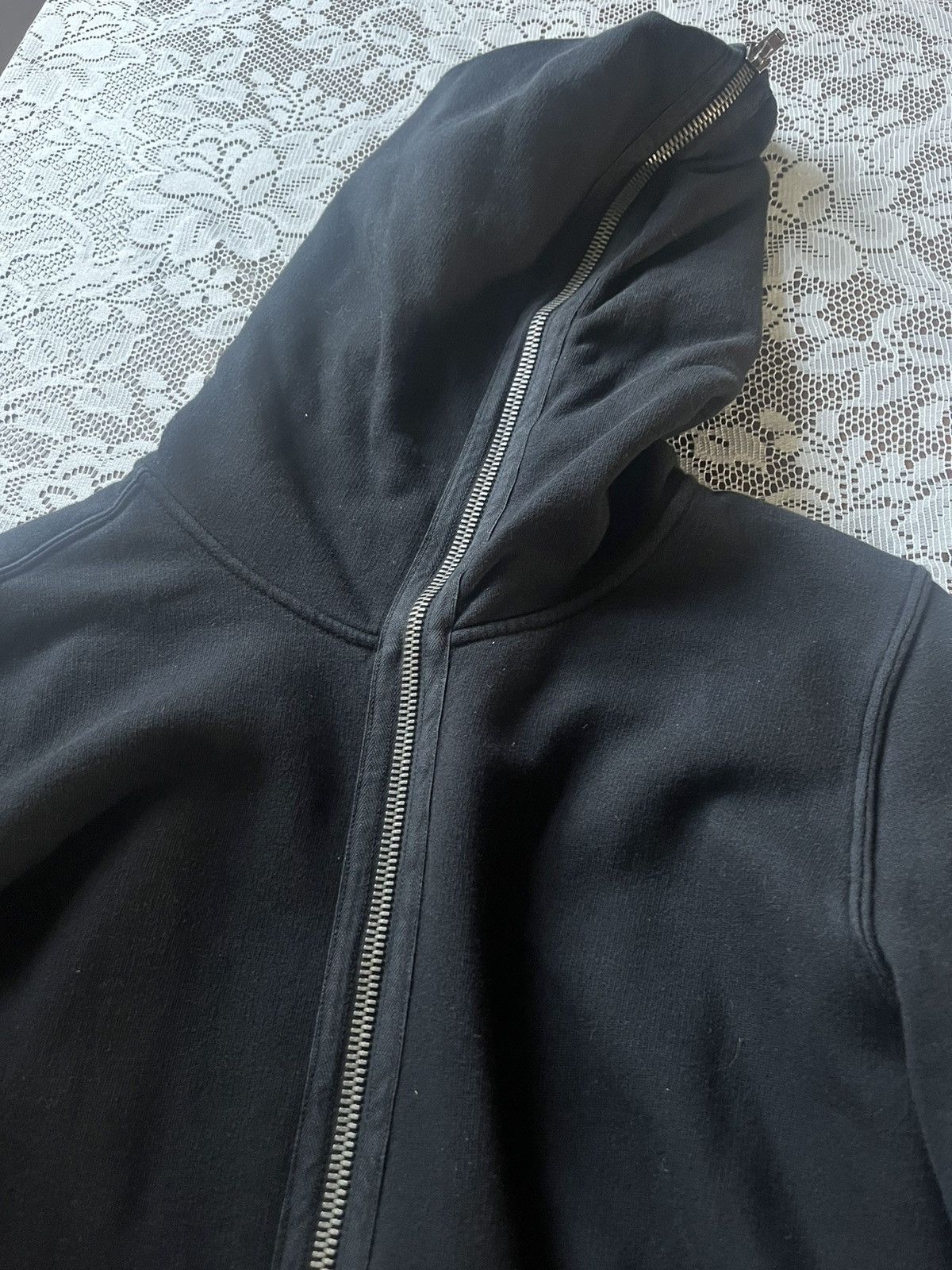 image of Rick Owens x Rick Owens Drkshdw Gimp Hoodie in Black, Men's (Size Large)