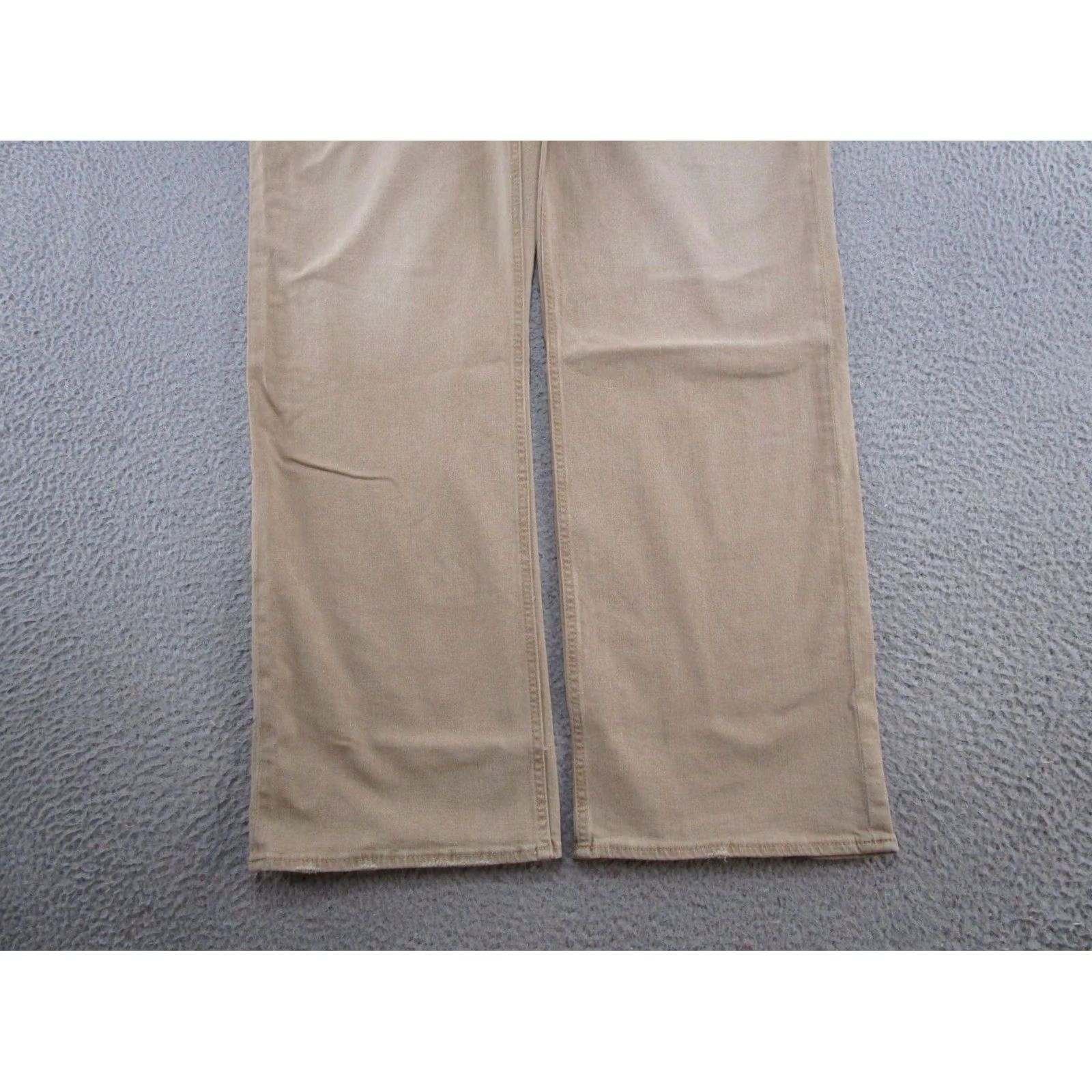 Vintage Buckle Jeans Buckle BKE Mens Straight Stretch Leg 42L 42x33 Tan Brown Denim 5-Pocket Style 42 Inseam Men Jeans Size US 42 / EU 58 - 2 Thumbnail