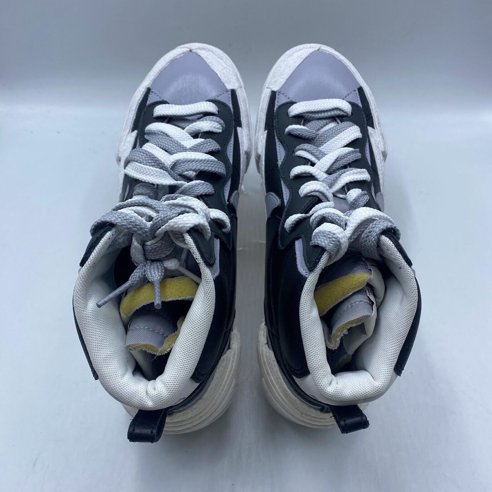 Nike NEW Nike Blazer Mid Sacai Black Grey Sneaker BV0072-002 Size US 9.5 / EU 42-43 - 6 Thumbnail