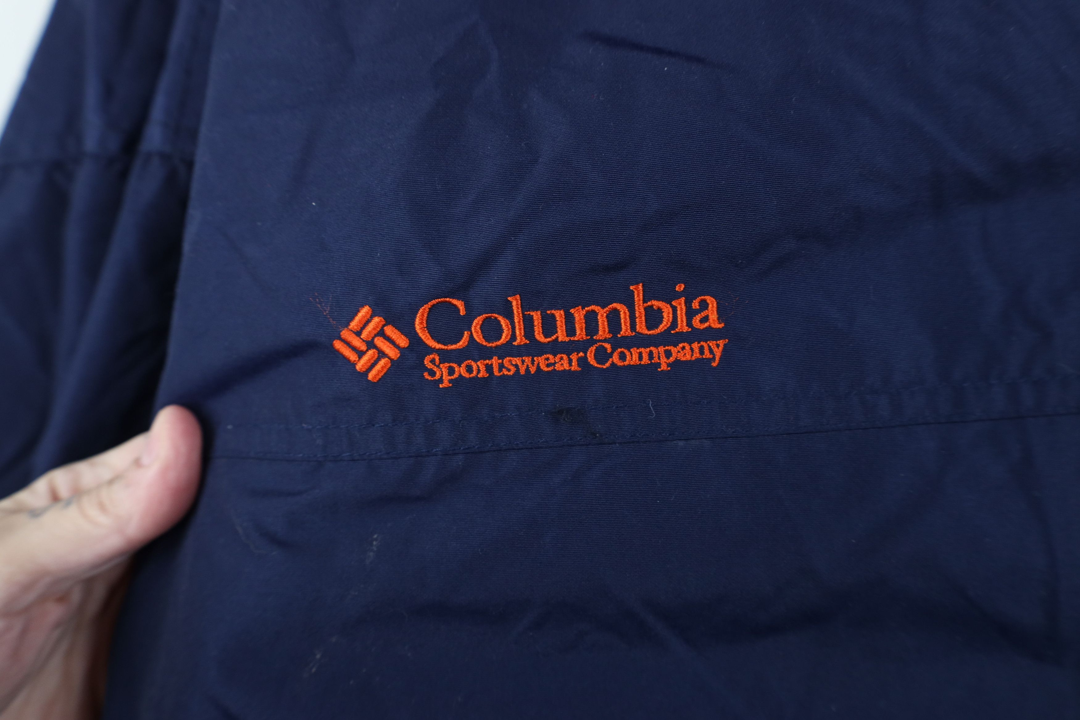 Columbia Vintage 90s Columbia Hooded 2 In 1 Parka Jacket Navy Blue Size US XXL / EU 58 / 5 - 4 Thumbnail