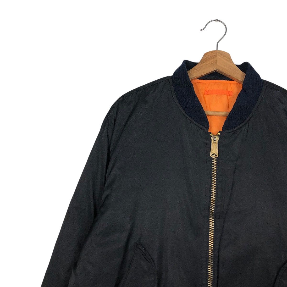 Japanese Brand 📌Vintage Worker Bomber Jacket Panasonic Spell Out Big Logo Size US L / EU 52-54 / 3 - 8 Thumbnail