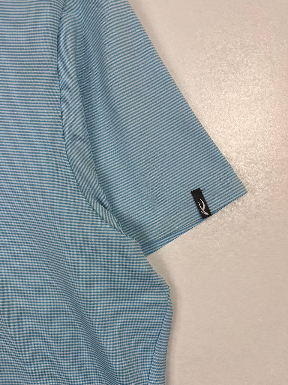 Other Kjus Women Golf Polo Shirt Blue Striped Short Sleeve Size XL Size XL / US 12-14 / IT 48-50 - 3 Thumbnail