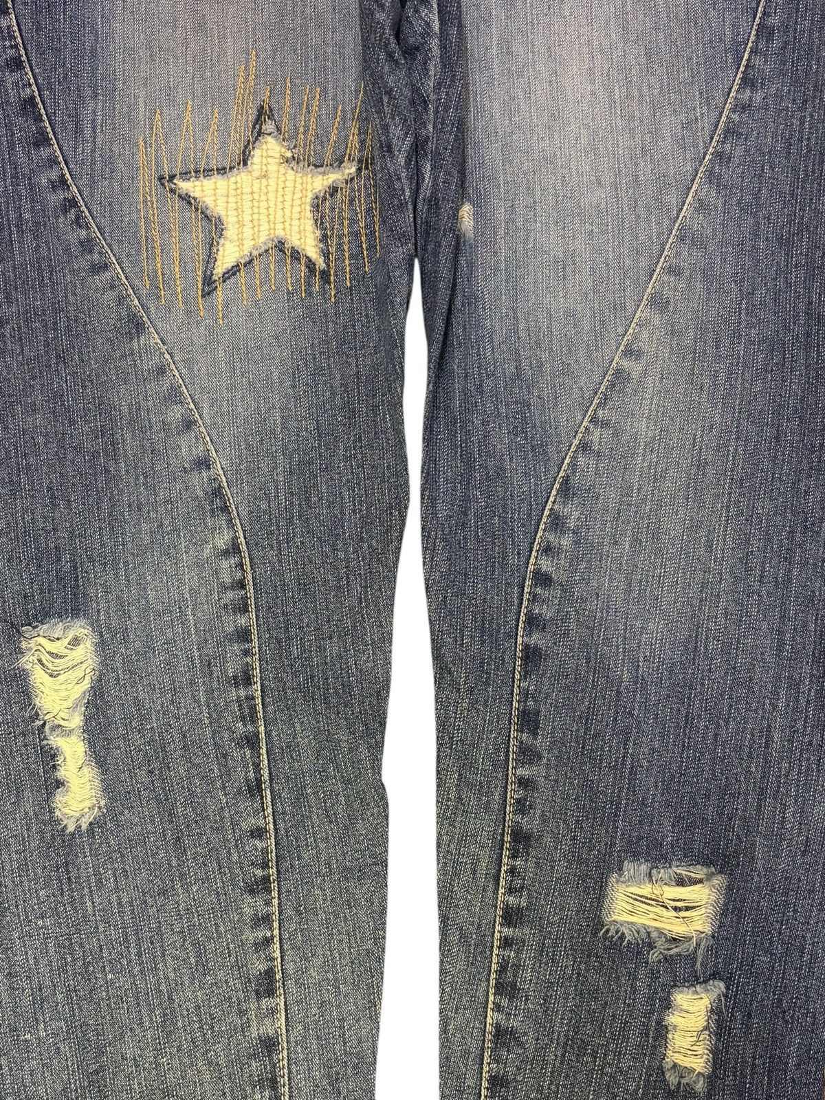 Ksubi Vintage Japanese Brand Patchwork Distressed Jeans Size 32" / US 10 / IT 46 - 3 Thumbnail