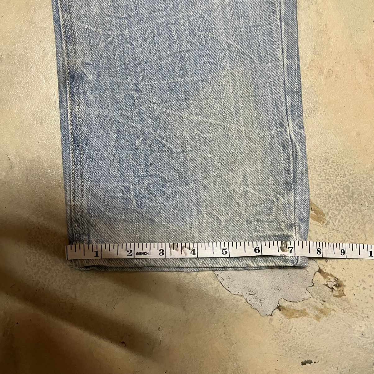 Japanese Brand Japanese Brand Double Waist Distressed Denim Jeans Size US 29 - 12 Thumbnail