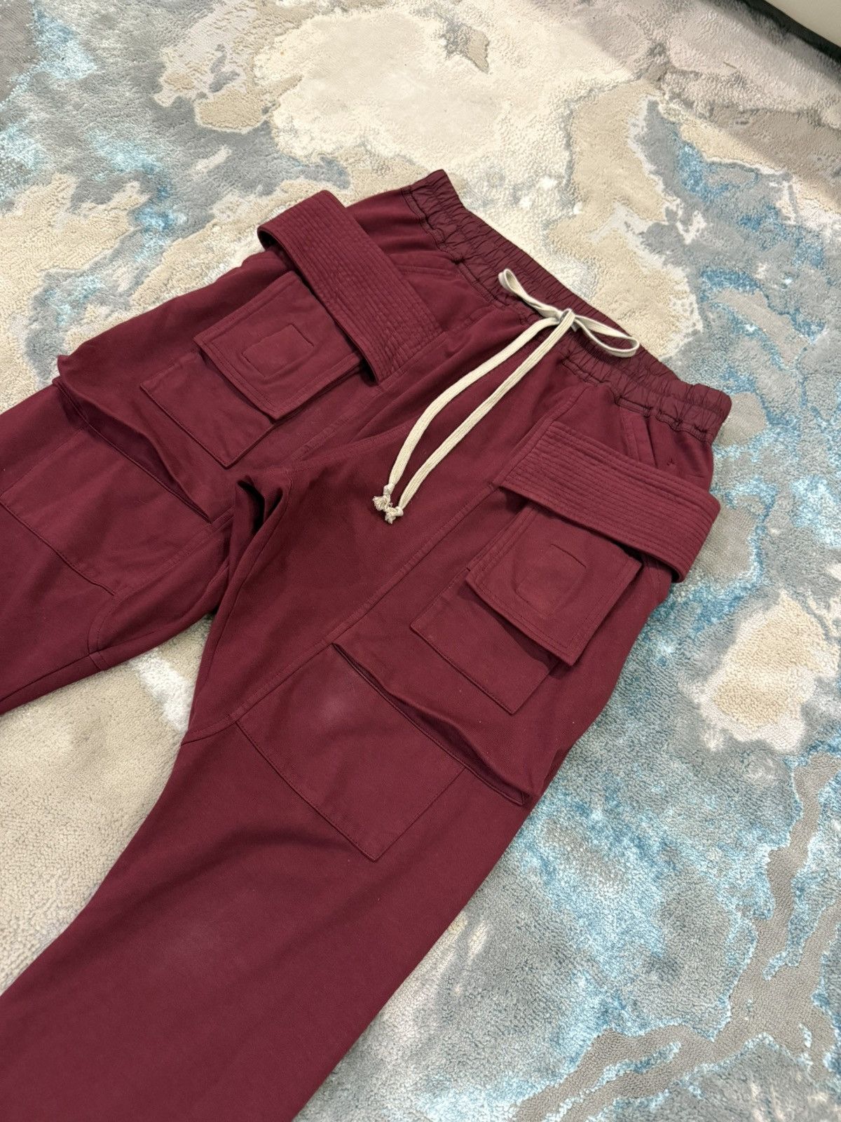 Rick Owens Drkshdw Rick Owens F/W 2020 “Bruise” Creatch Cargos Size US 30 / EU 46 - 2 Thumbnail