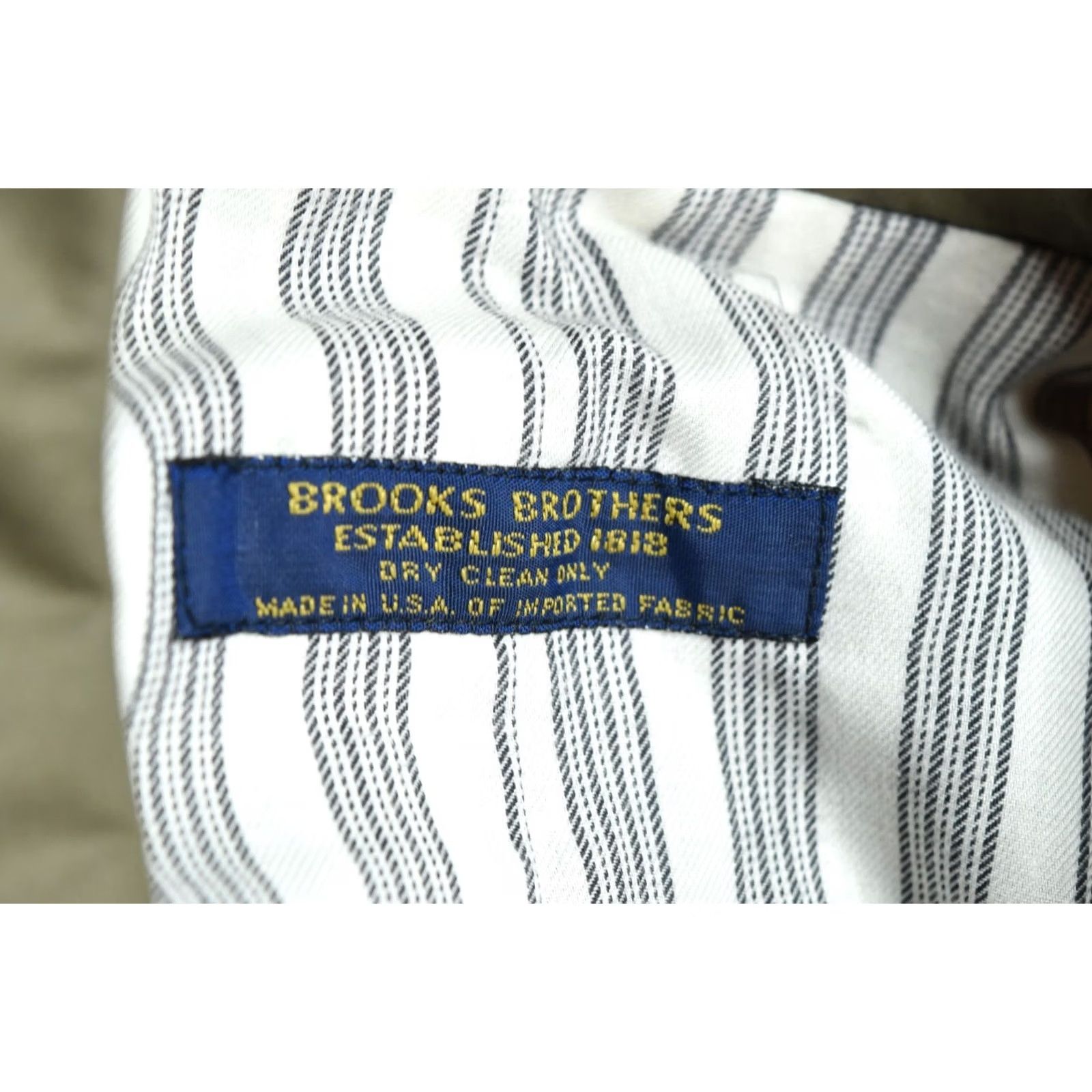 Brooks Brothers VINTAGE Brooks Brothers Coat Overcoat Mens 46 Brown Khaki Cotton Belted Coat Size US S / EU 44-46 / 1 - 6 Thumbnail