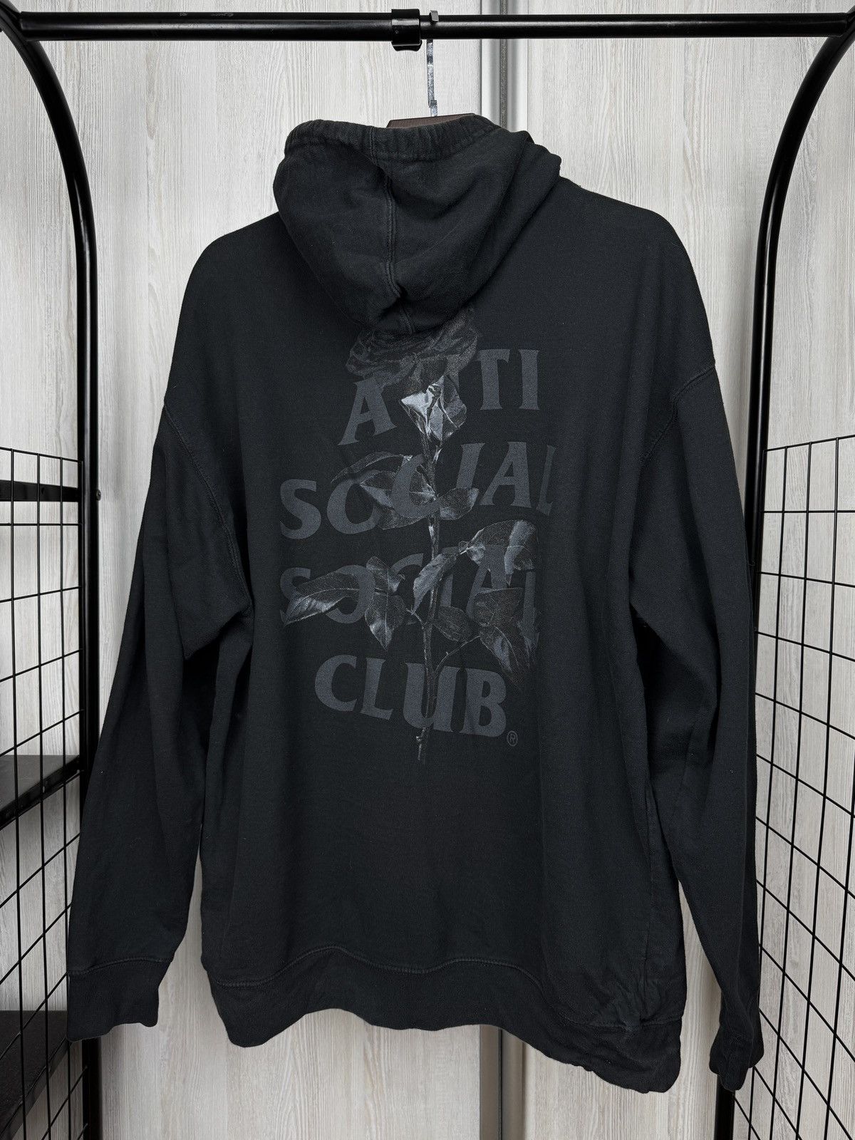 Anti Social Social Club Anti Social Social Club Hell O Rose Black hoodie made in USA Size US XXL / EU 58 / 5 - 1 Thumbnail