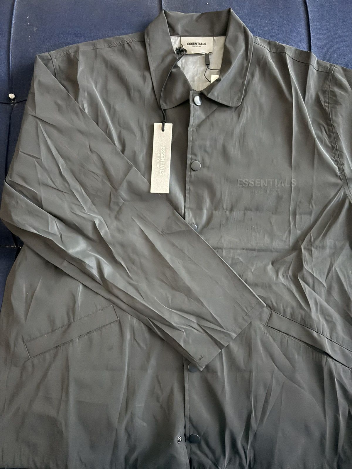 Fear of God Essentials black coach jacket Size US S / EU 44-46 / 1 - 9 Thumbnail