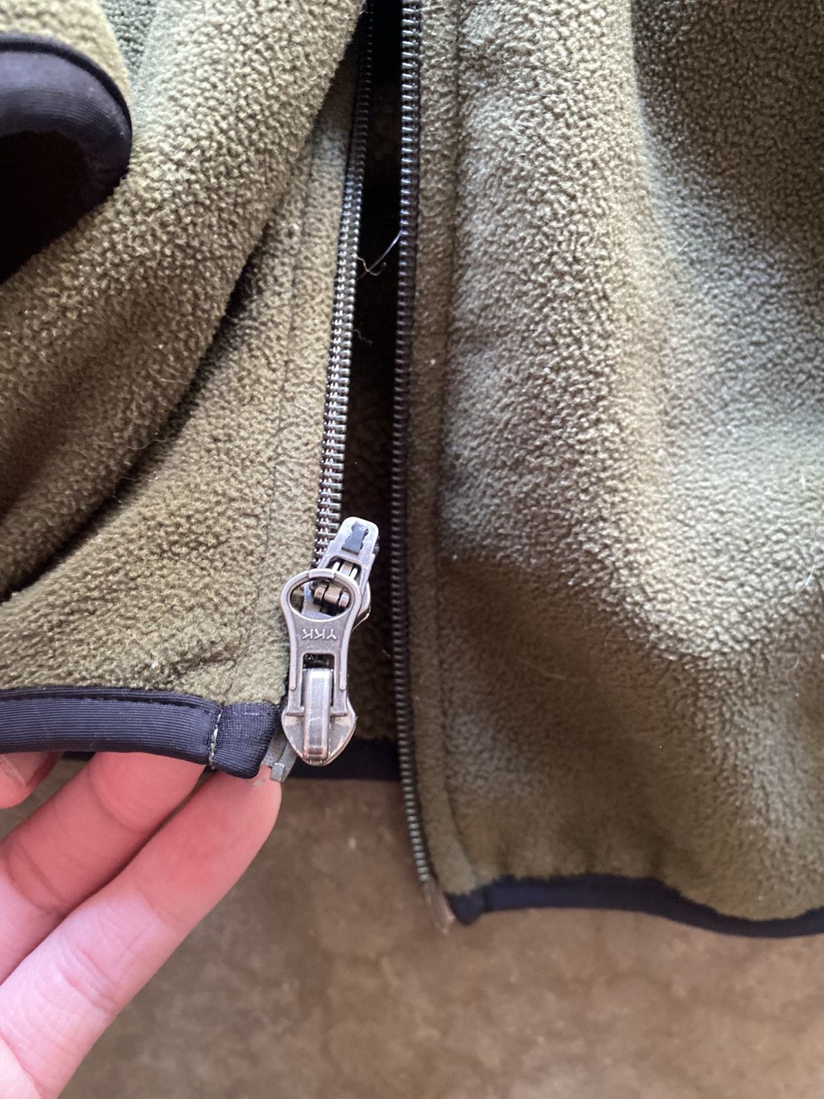 Nautica Vintage Nautica Olive Fleece Jacket Size US XL / EU 56 / 4 - 4 Thumbnail