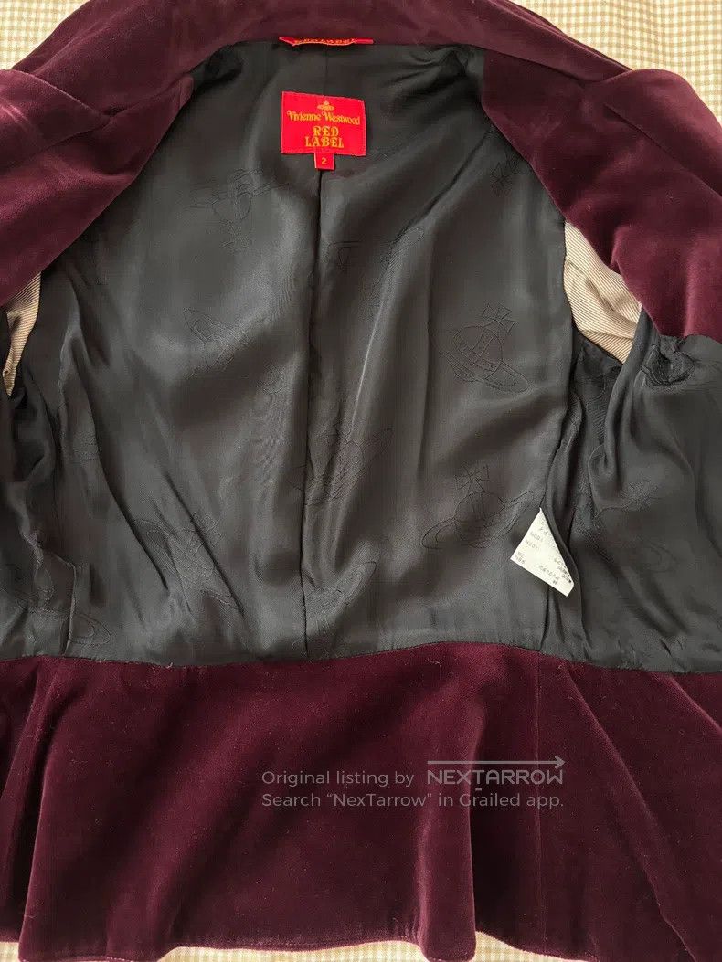Vivienne Westwood Vivienne Westwood Rare Silver Buckle Three Button Red Velv Size M / US 6-8 / IT 42-44 - 3 Thumbnail