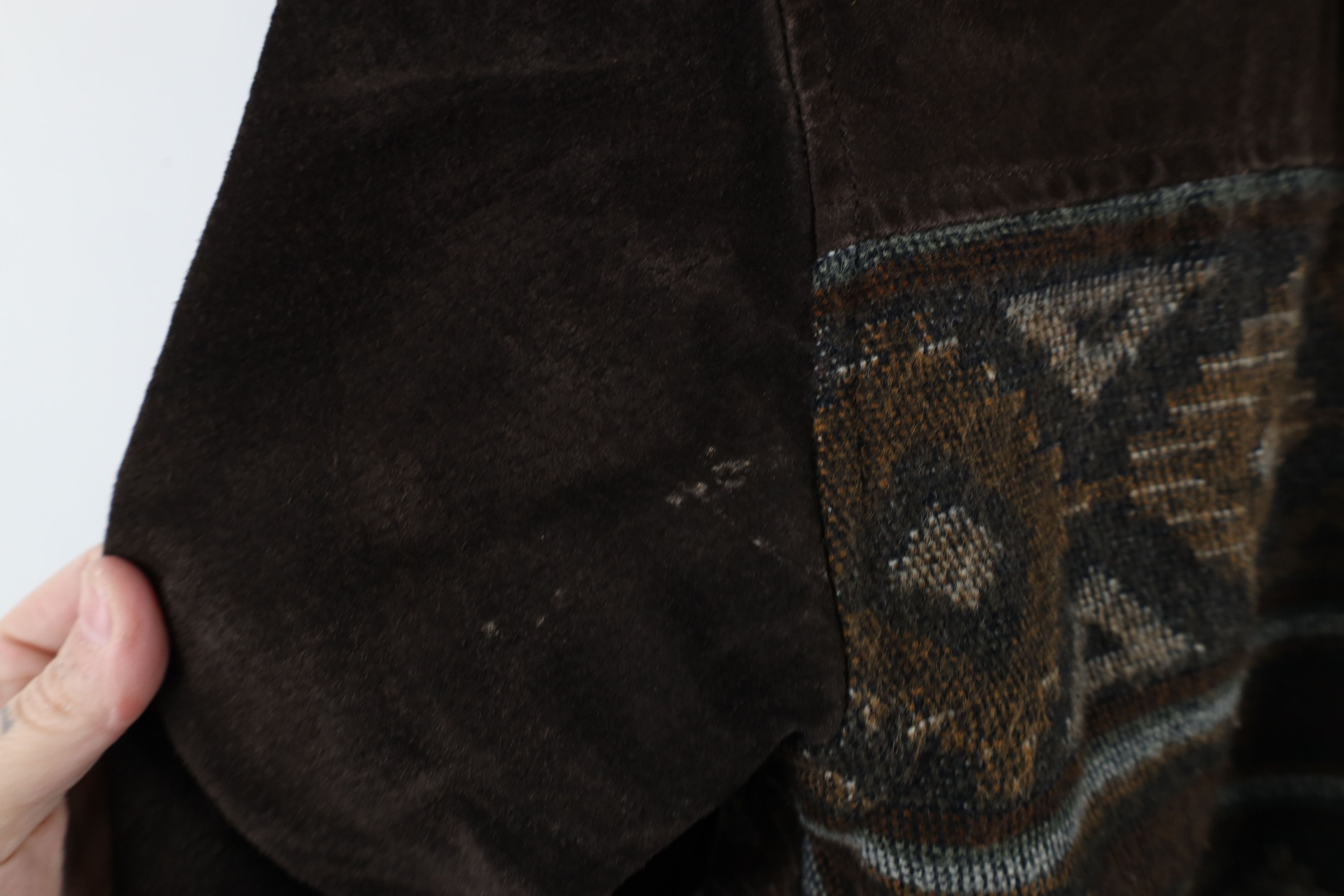 Vintage Vintage 90s Streetwear Suede Leather Southwestern Jacket Size US M / EU 48-50 / 2 - 6 Thumbnail