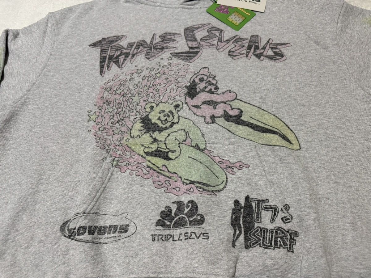 TRIPLE SEVENS Triple Sevens 777 Surf Hoodie Grey Size Medium Size US M / EU 48-50 / 2 - 2 Thumbnail